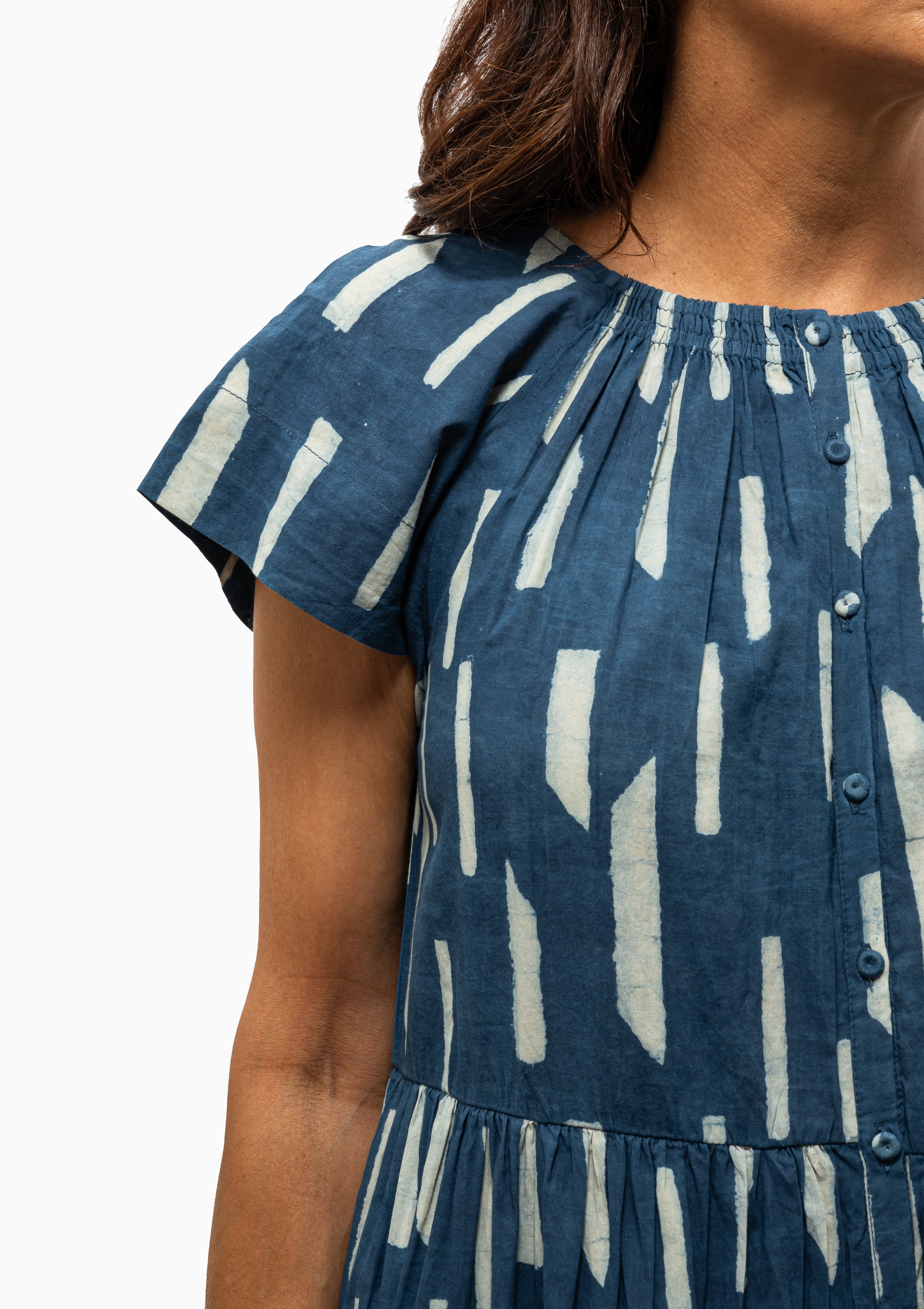 Vienna Maxi Dress | Indigo Rainfall