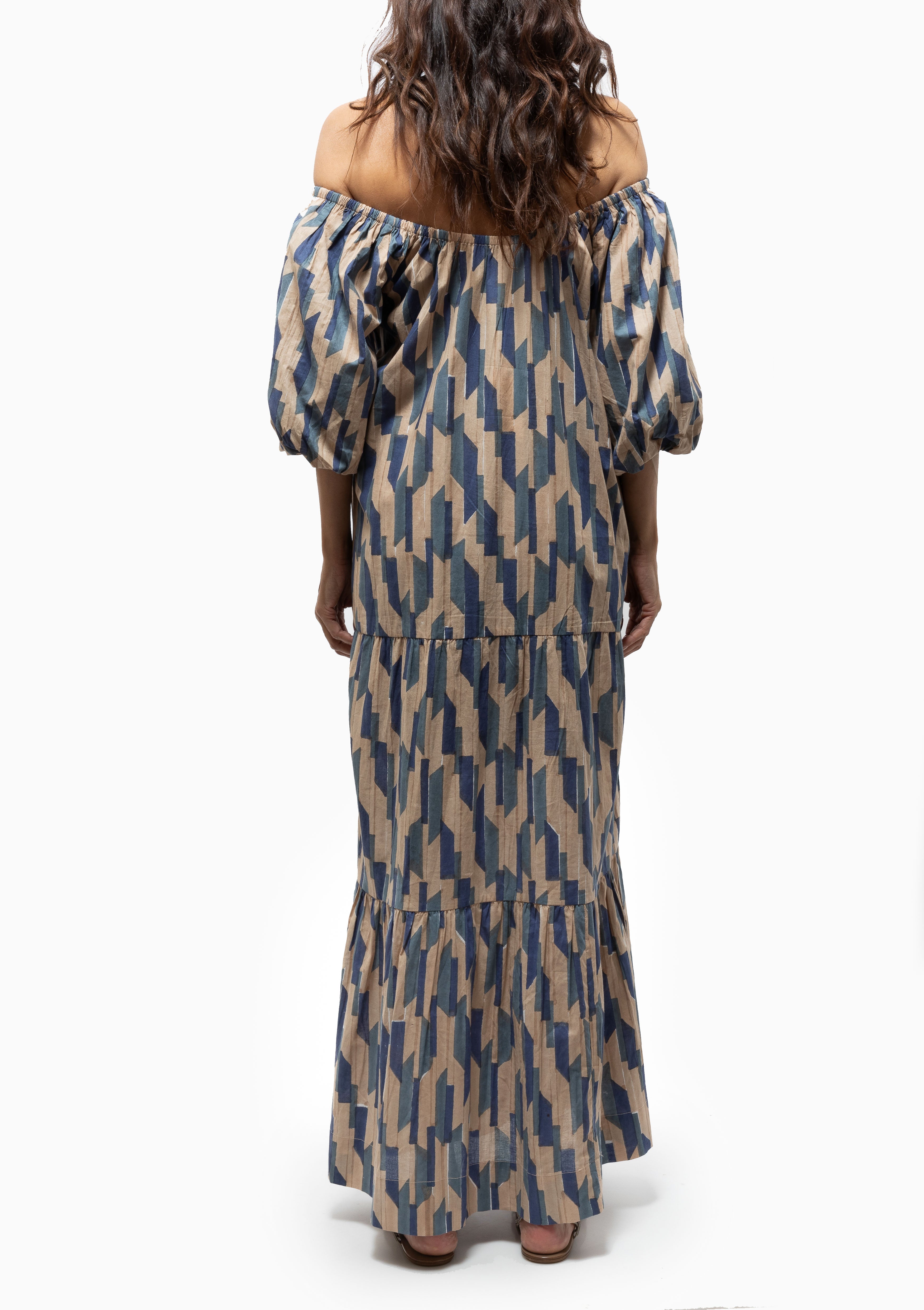 Capri Dress | Cerulean Rainfall