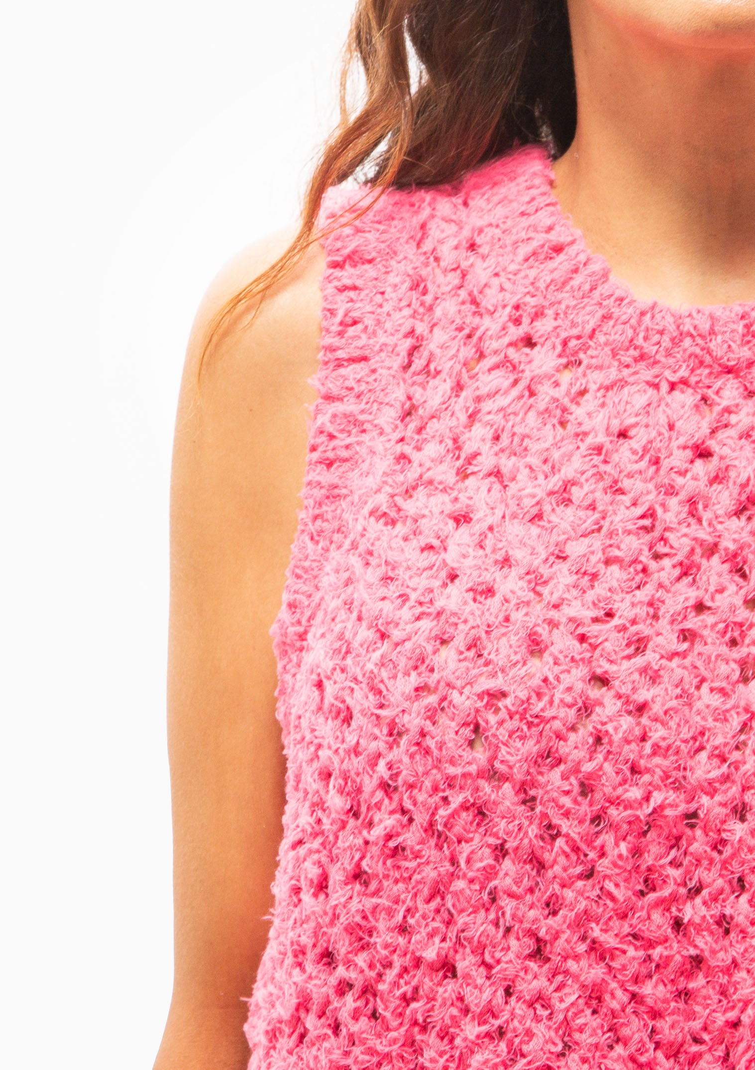 Erin Knit Tank Top | Bubblegum