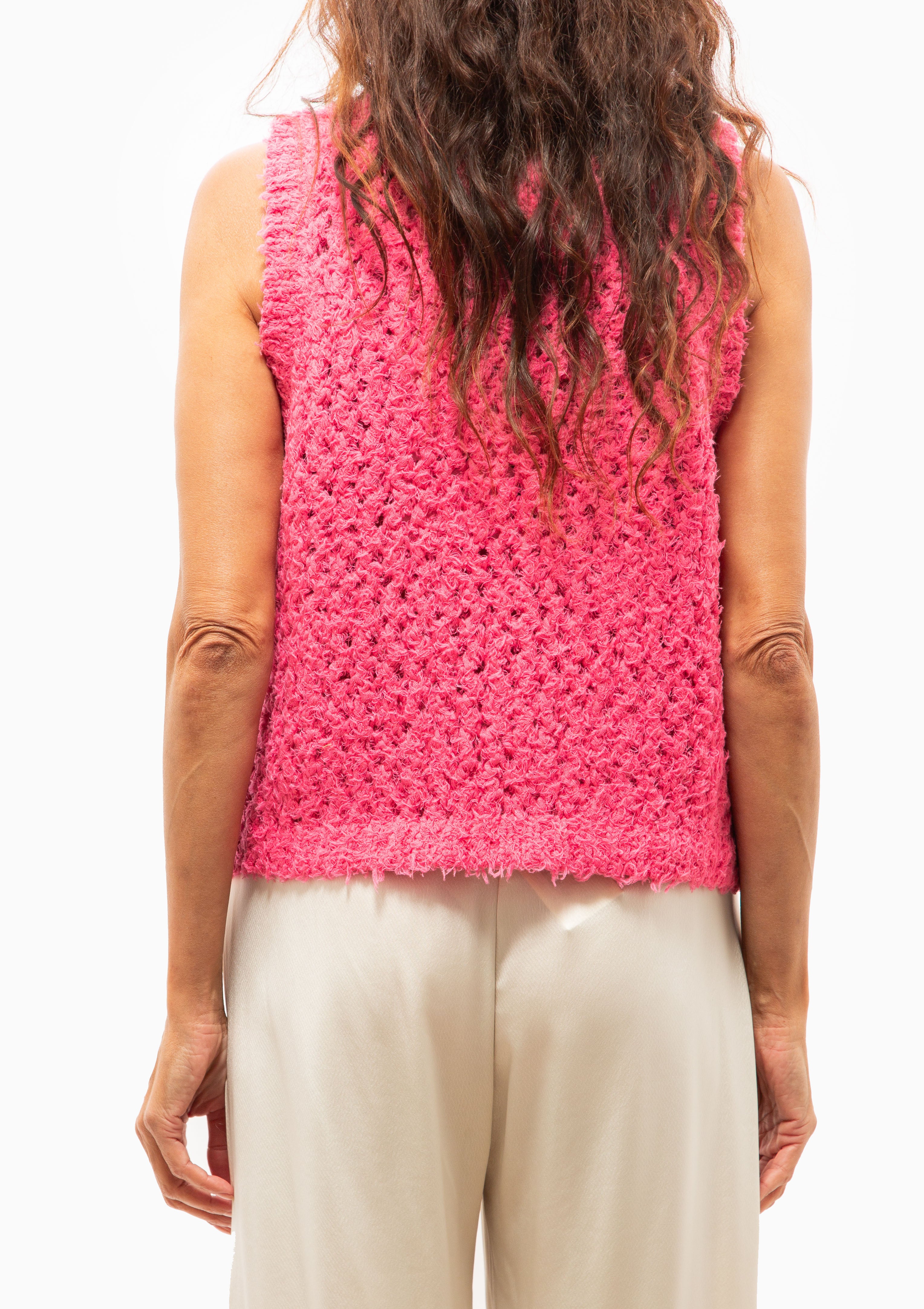 Erin Knit Tank Top | Bubblegum