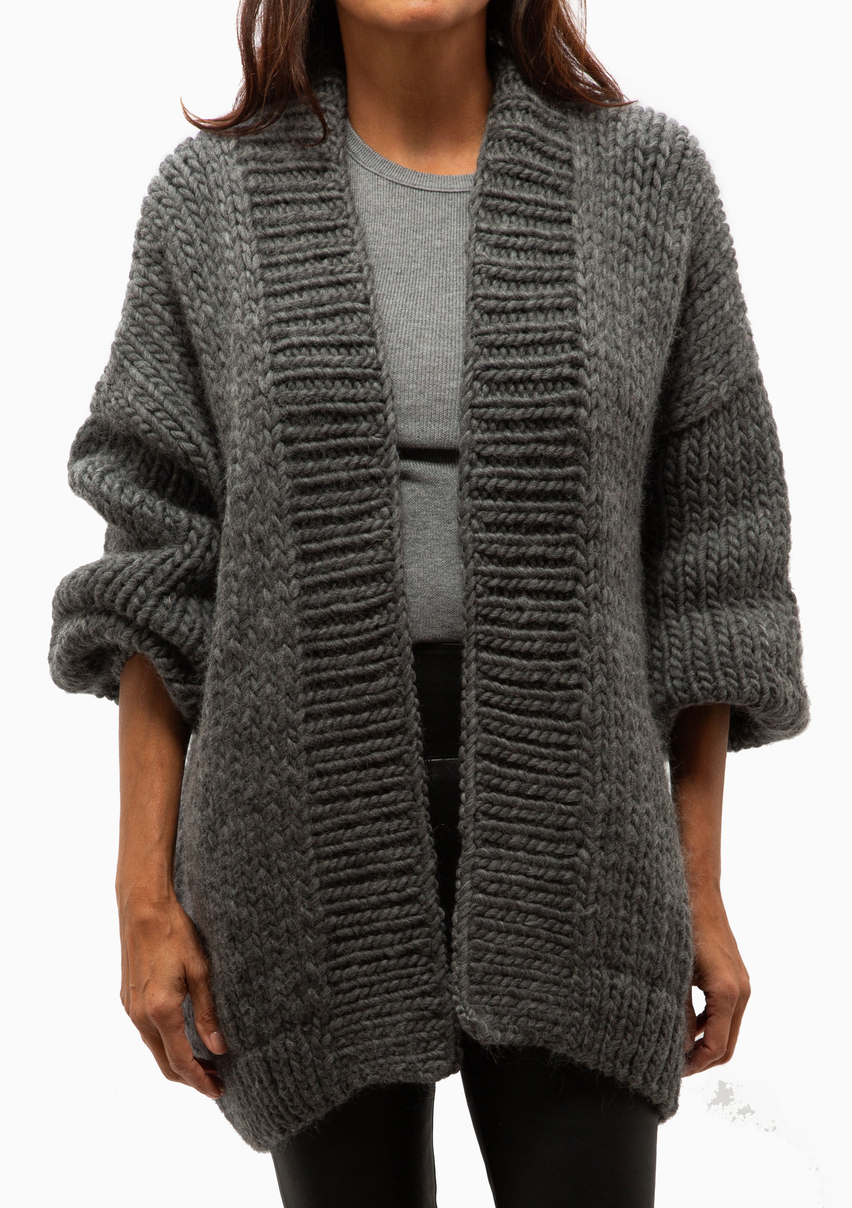The Cardigan | Charcoal