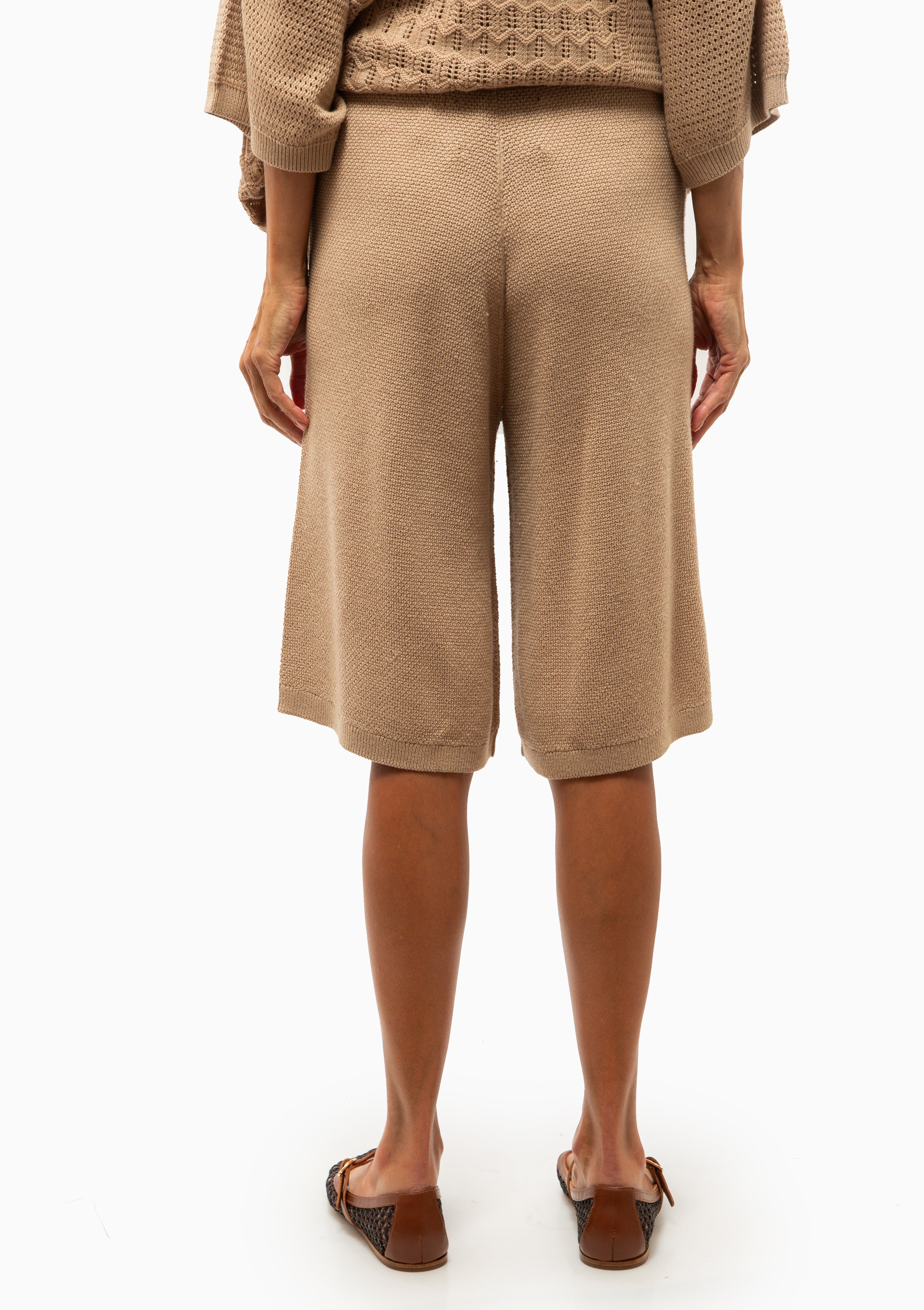 Birdie Knit Culotte | Sand