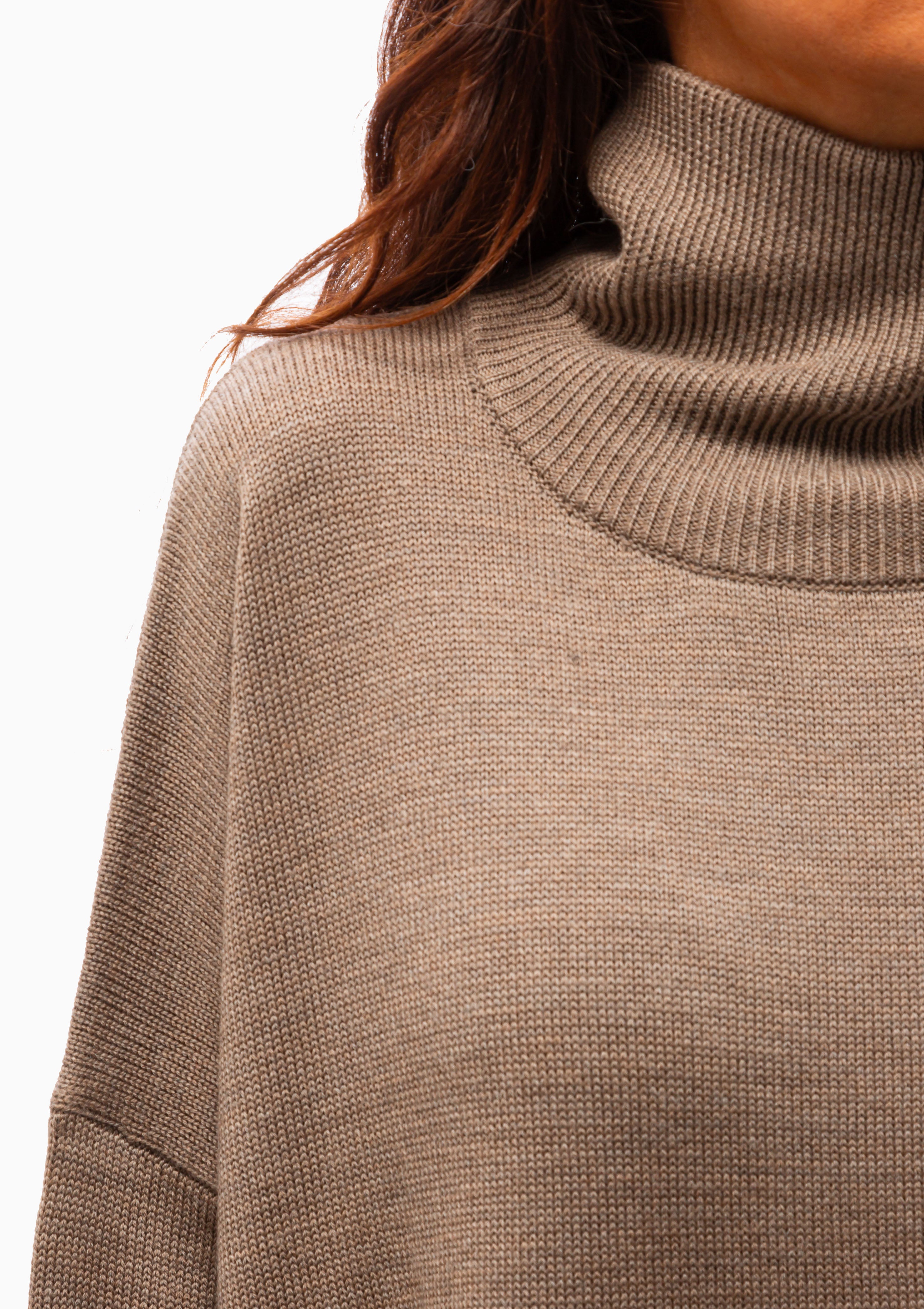 High Neck Mini Dress | Toffee