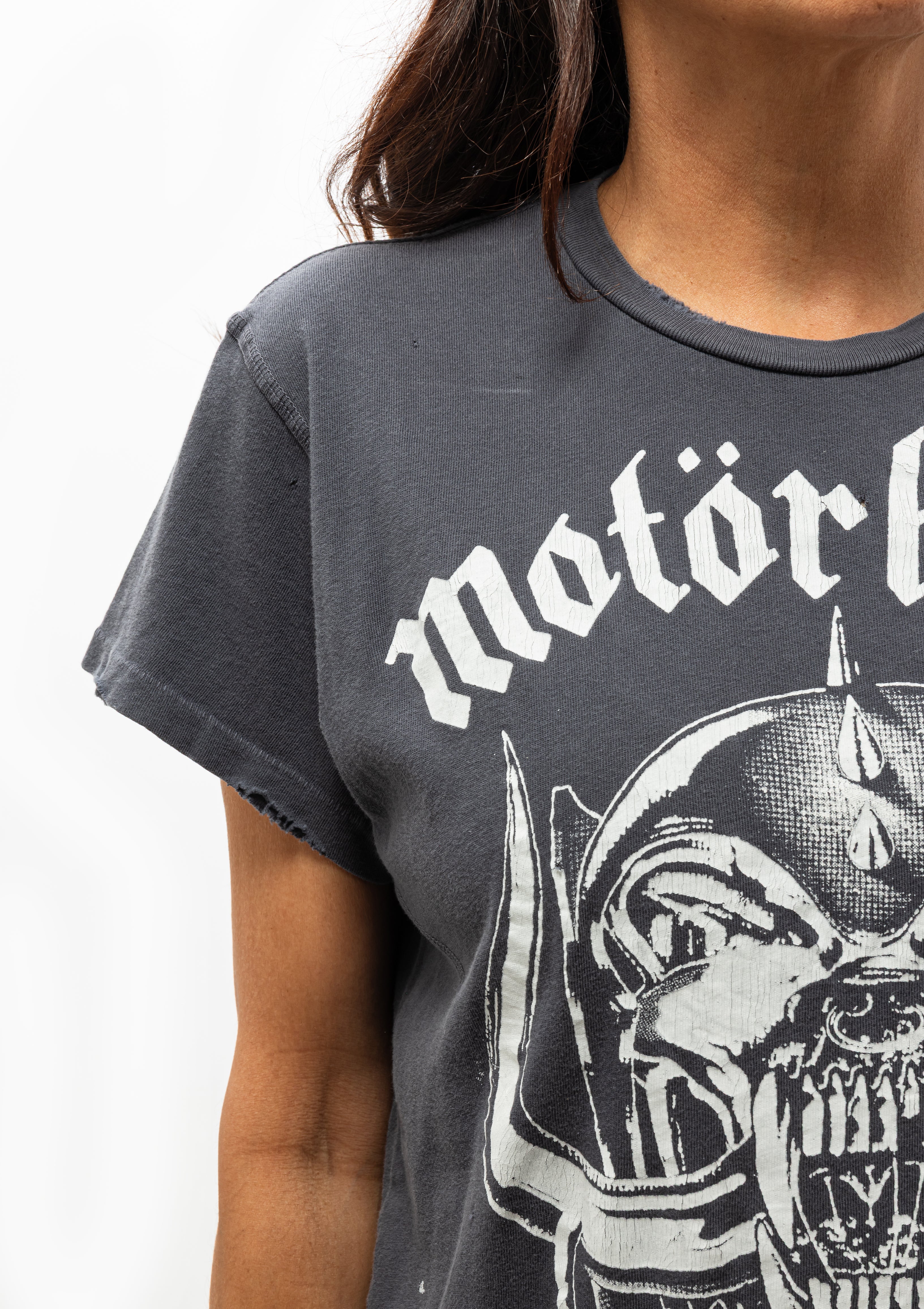 Madeworn Motorhead Crew Tee - Vintage Navy - Available at Diani Boutique.