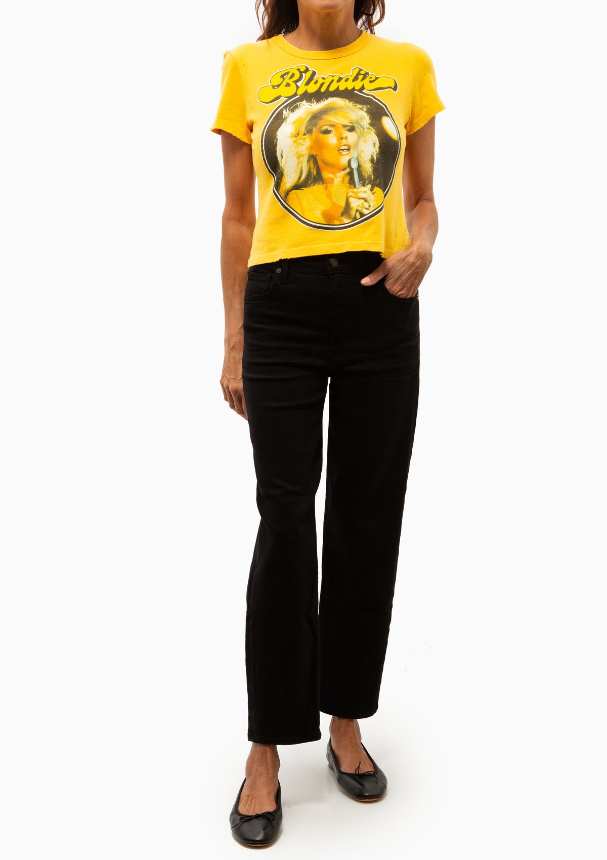 Blondie Shrunken Tee | Goldenrod