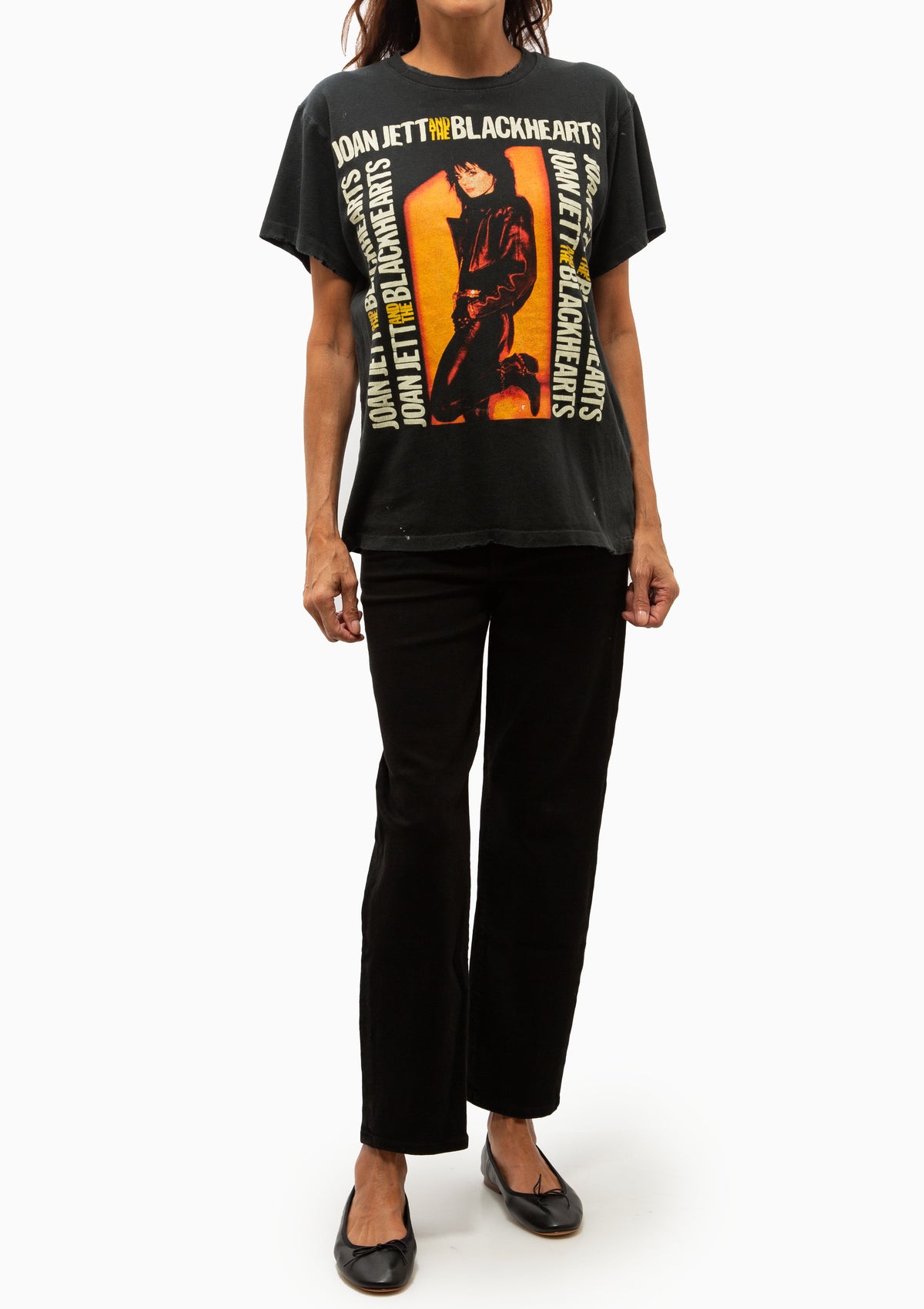 Joan Jett Crew Tee | Coal