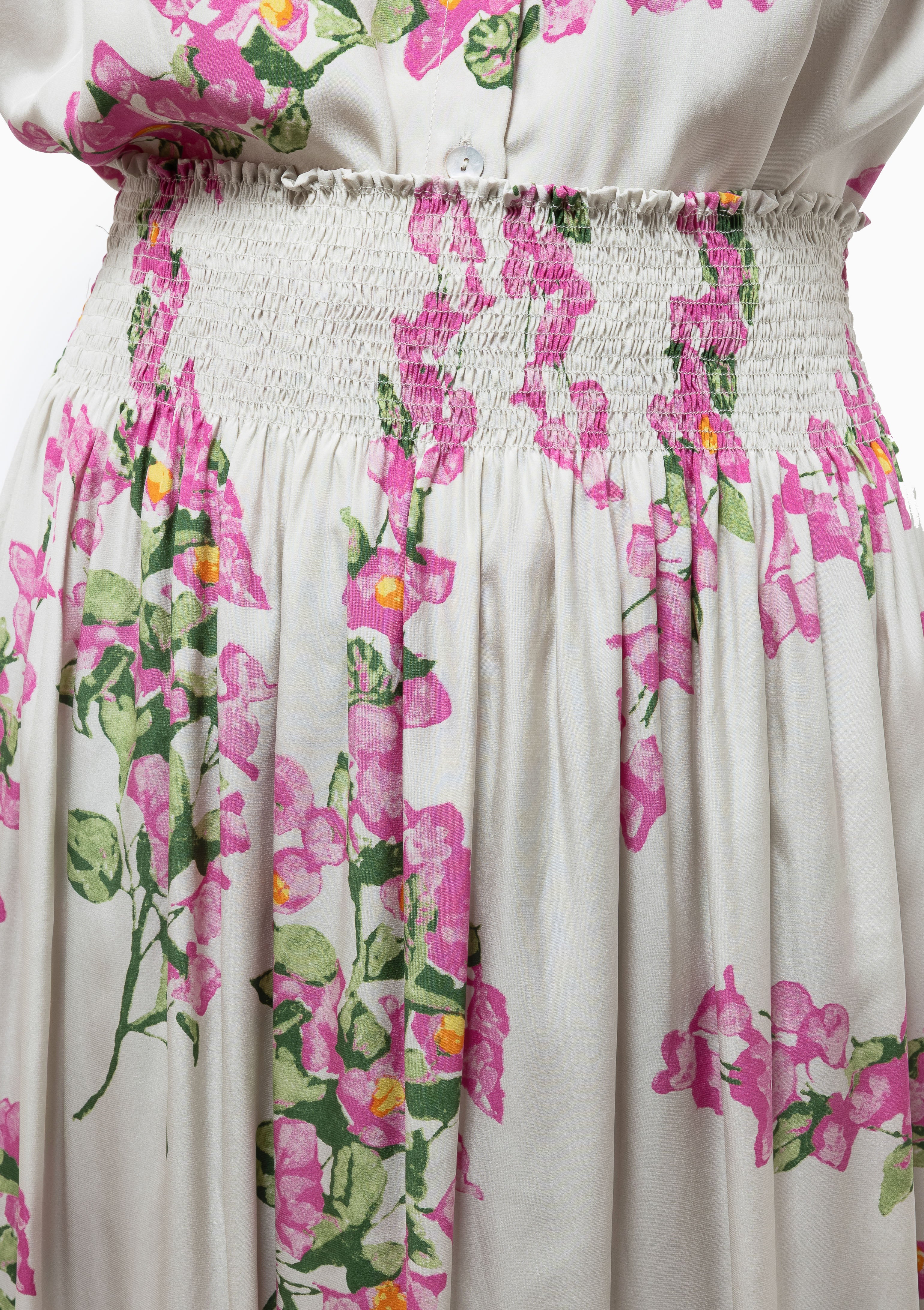 Bella Skirt | Bougainvillea Mother of Pearl