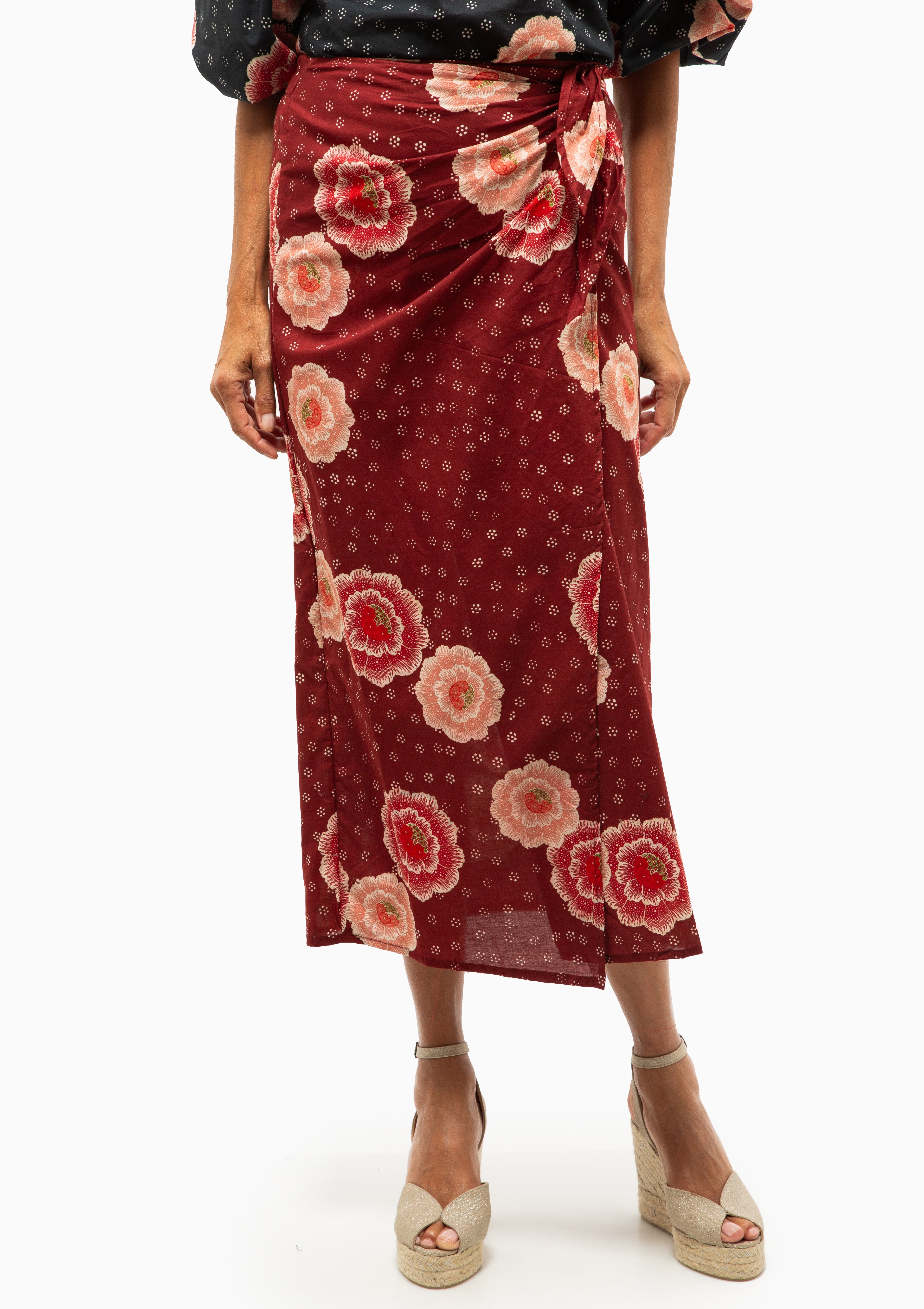 May Wrap Skirt | Poppy Cherry
