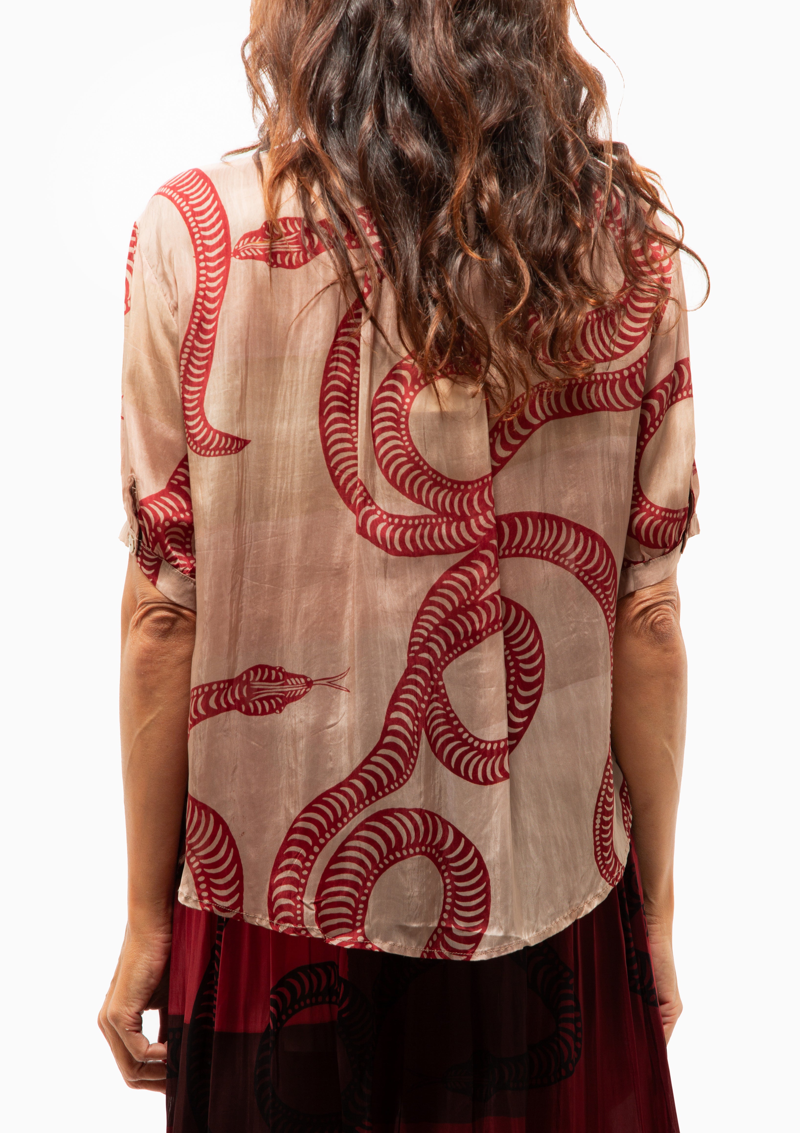 Violet Top | Ament Snake Bone