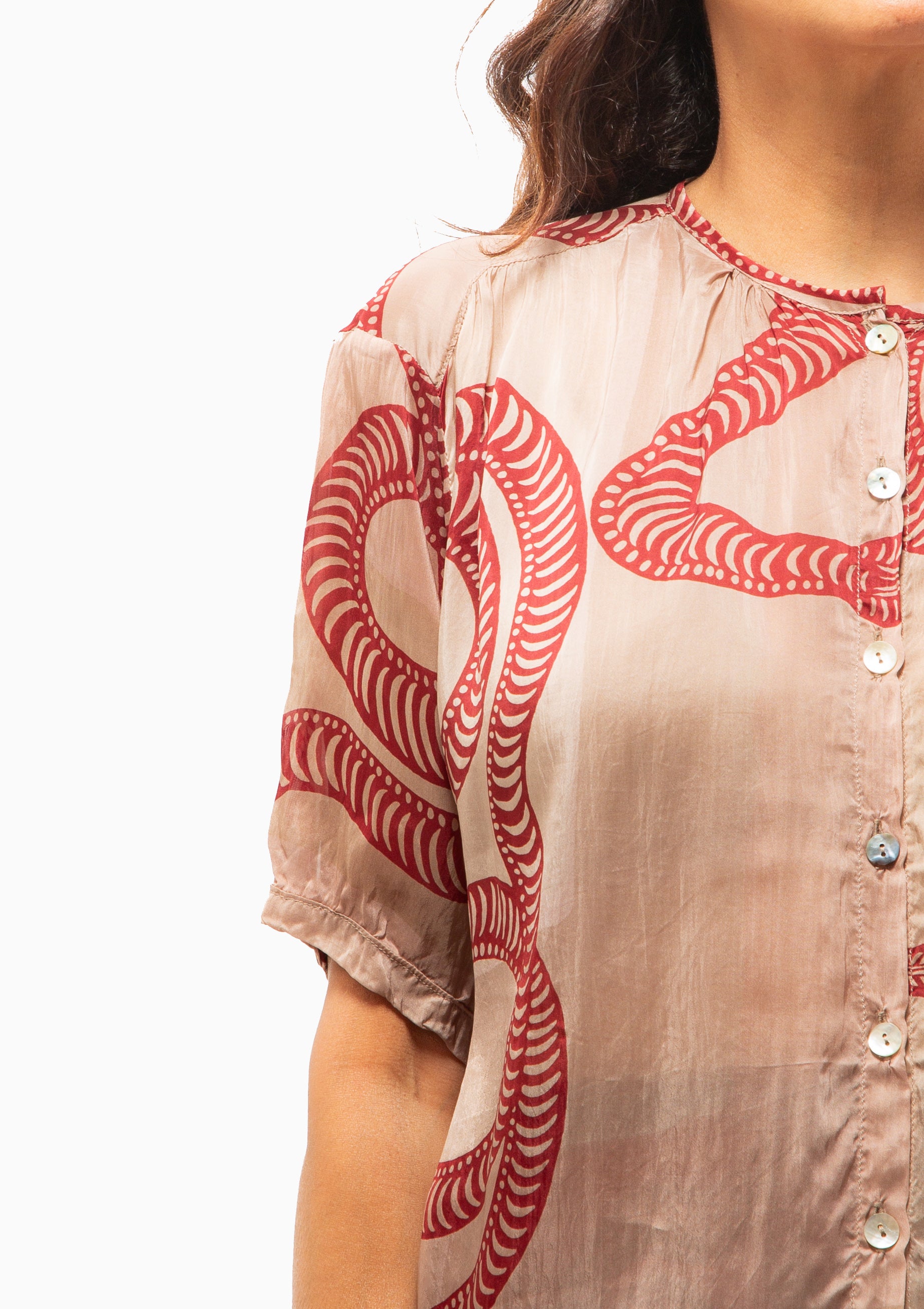 Violet Top | Ament Snake Bone