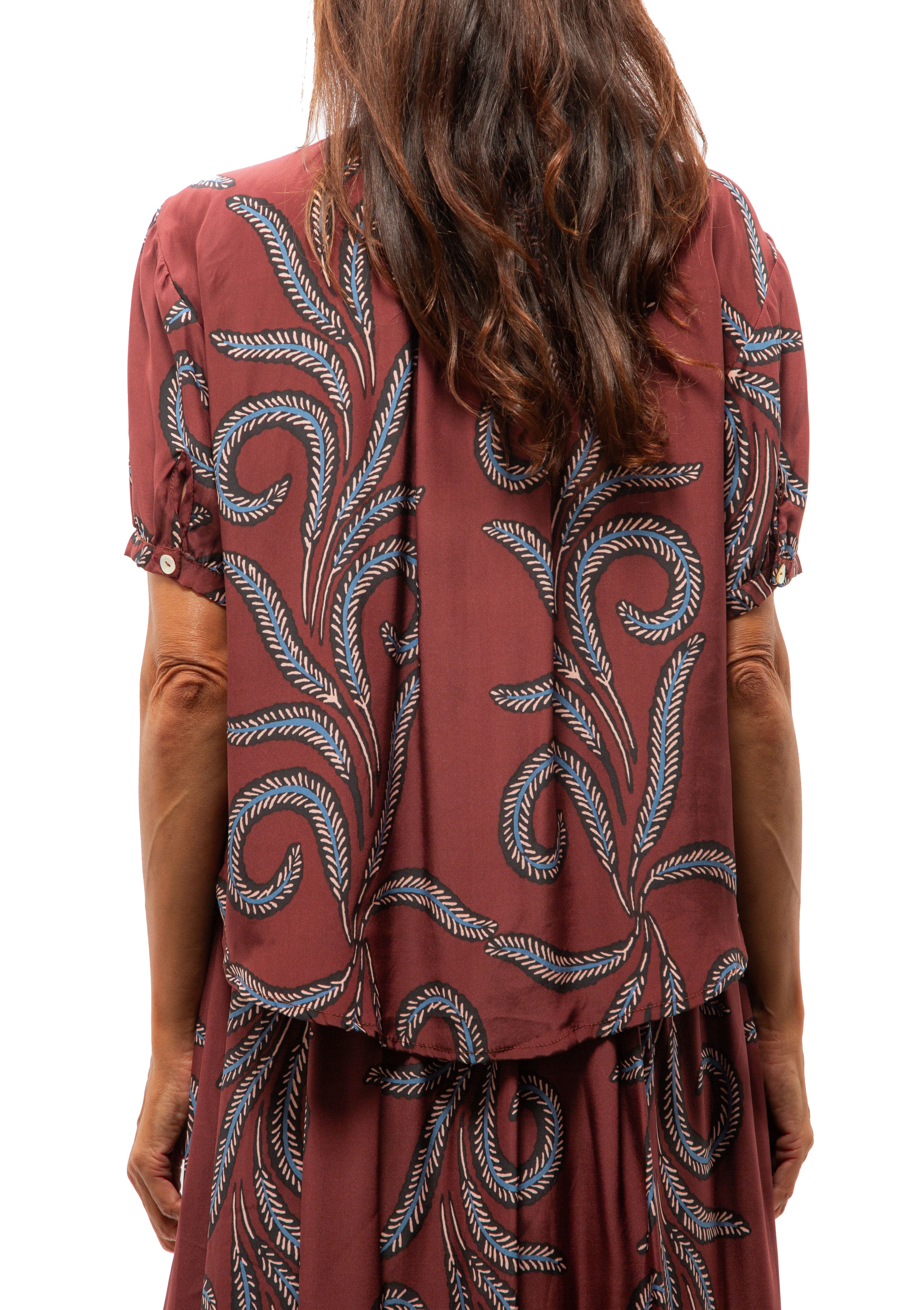 Violet Top | Feather Bordeaux