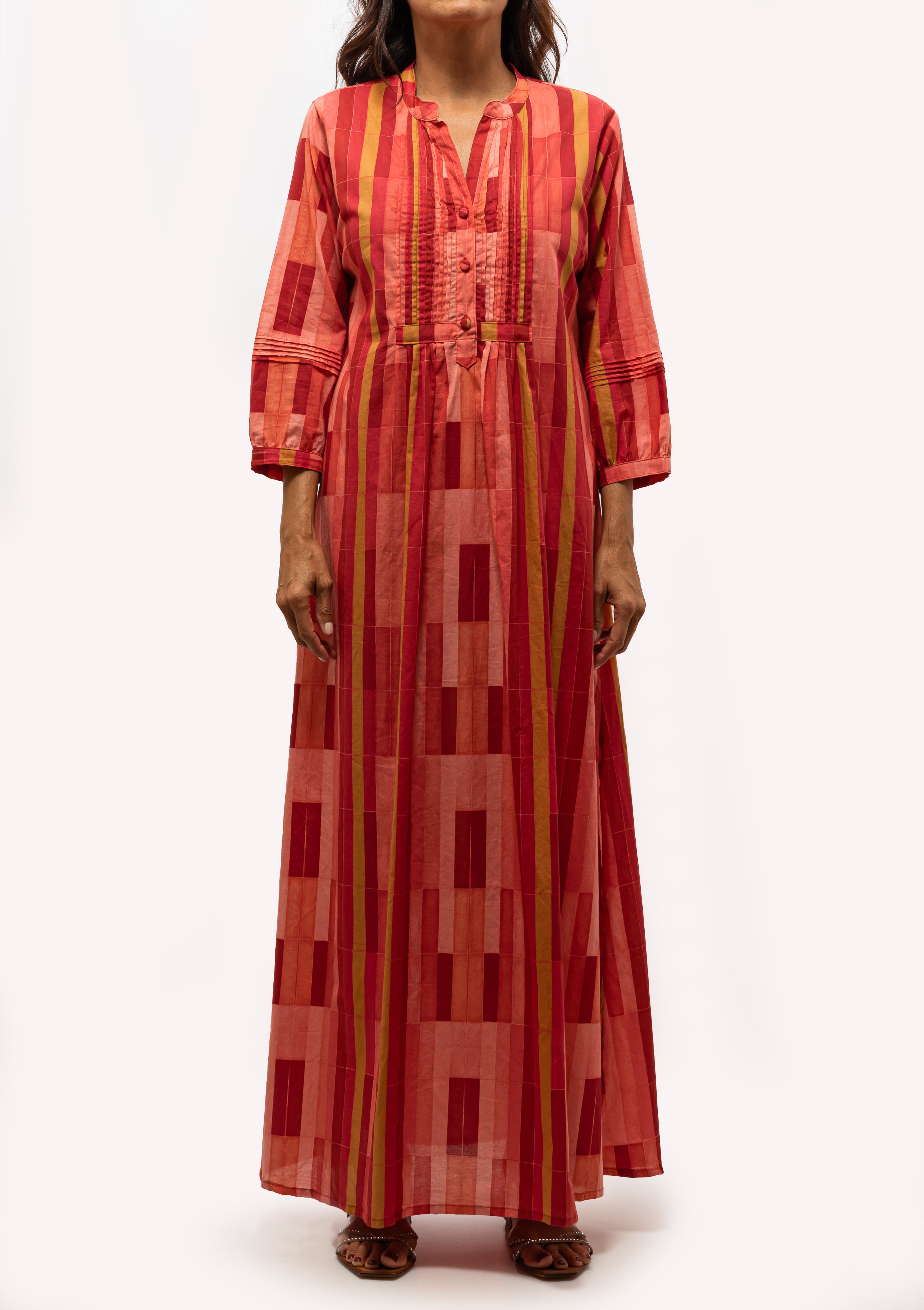 Sammie Maxi | Sea Glass Cotton Coral