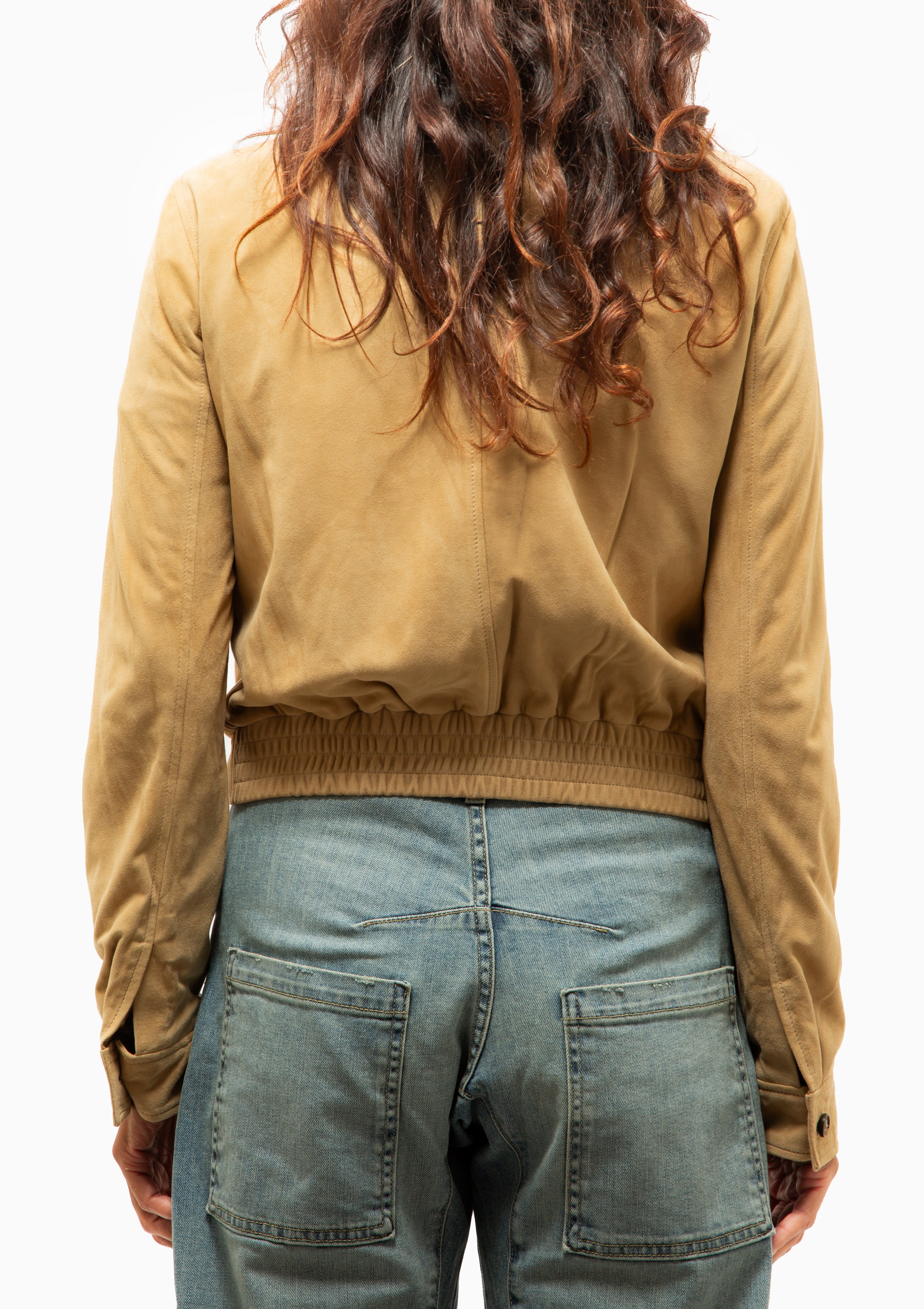 Beauvais Suede Jacket | Light Sand