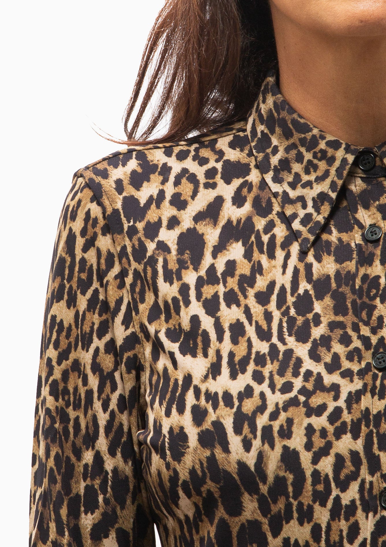 Celestine Shirt | Vintage Leopard Print
