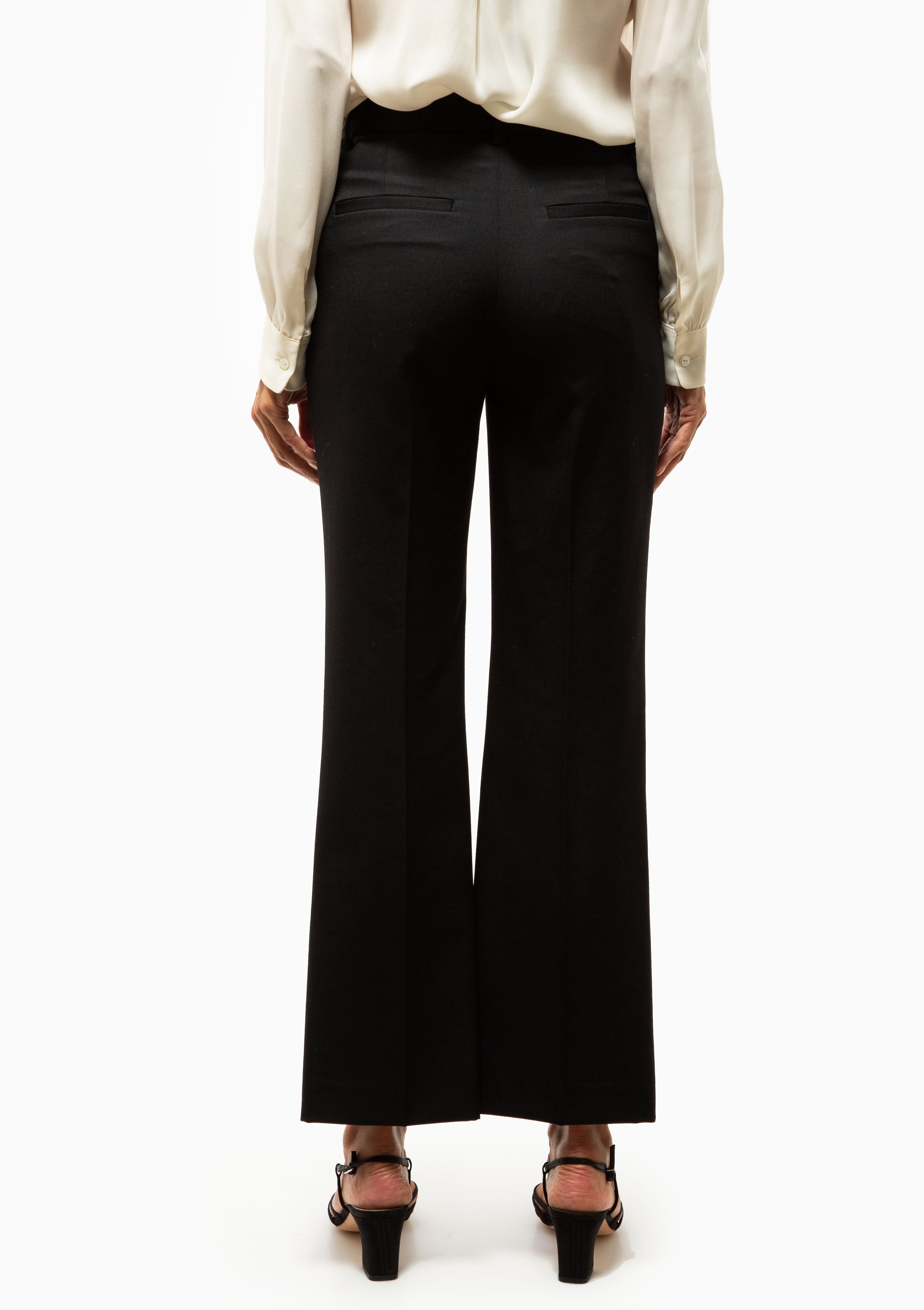 Cropped Corette Pant | Black