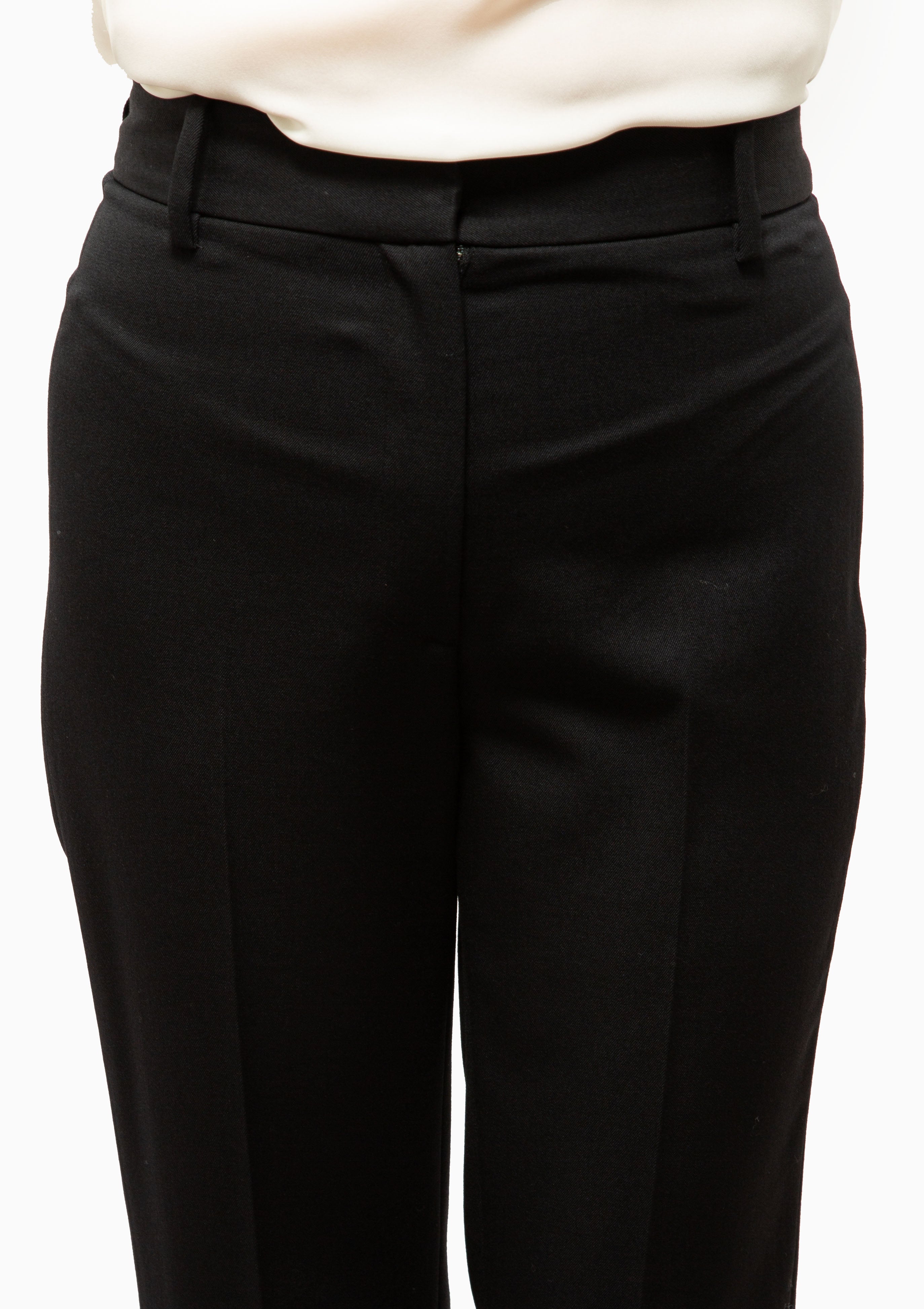 Cropped Corette Pant | Black