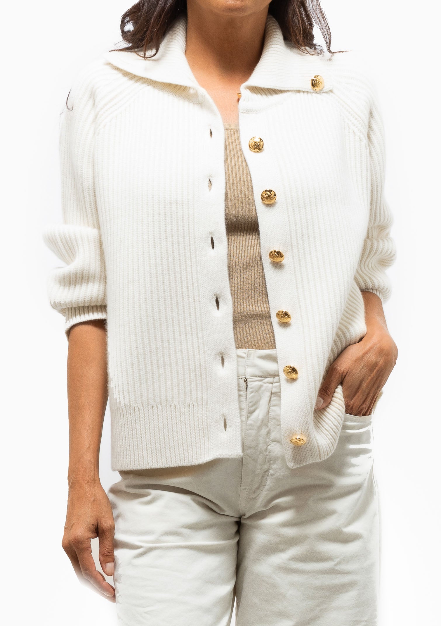 Deryl Cardigan | Ivory
