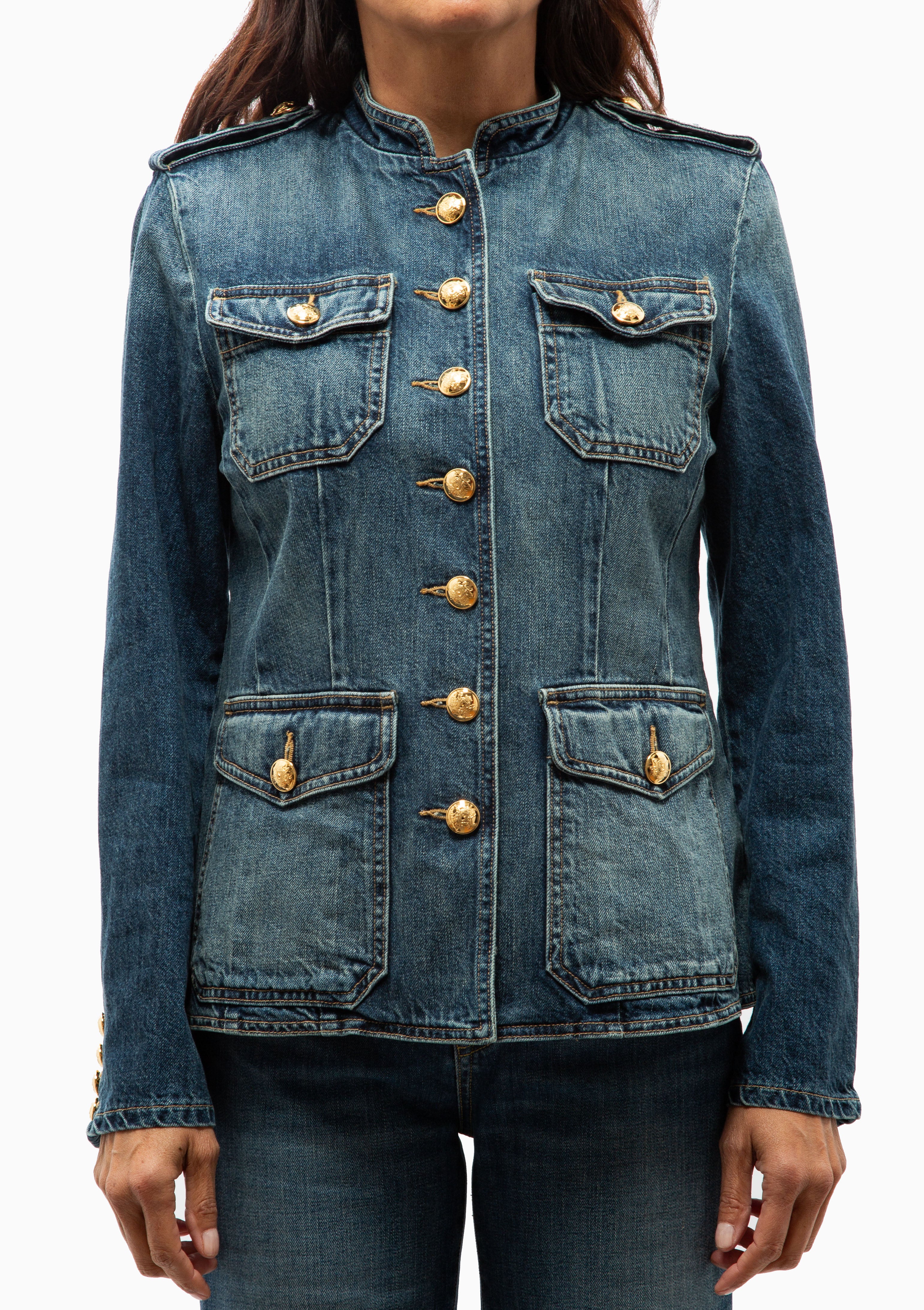 Nili Lotan Geraldine Denim Jacket. Available at Diani.