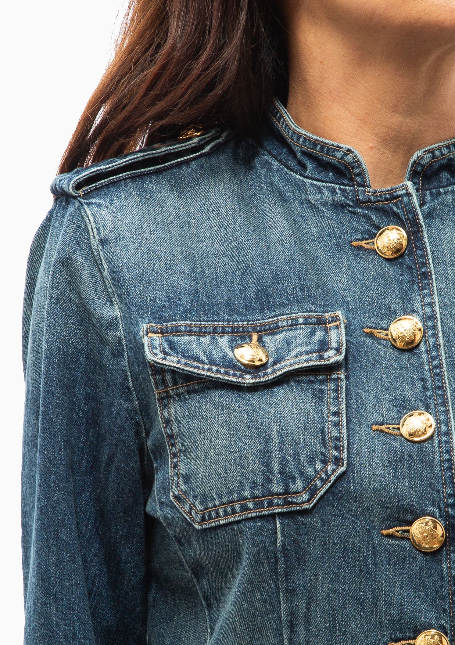 Nili Lotan Geraldine Denim Jacket. Available at Diani.