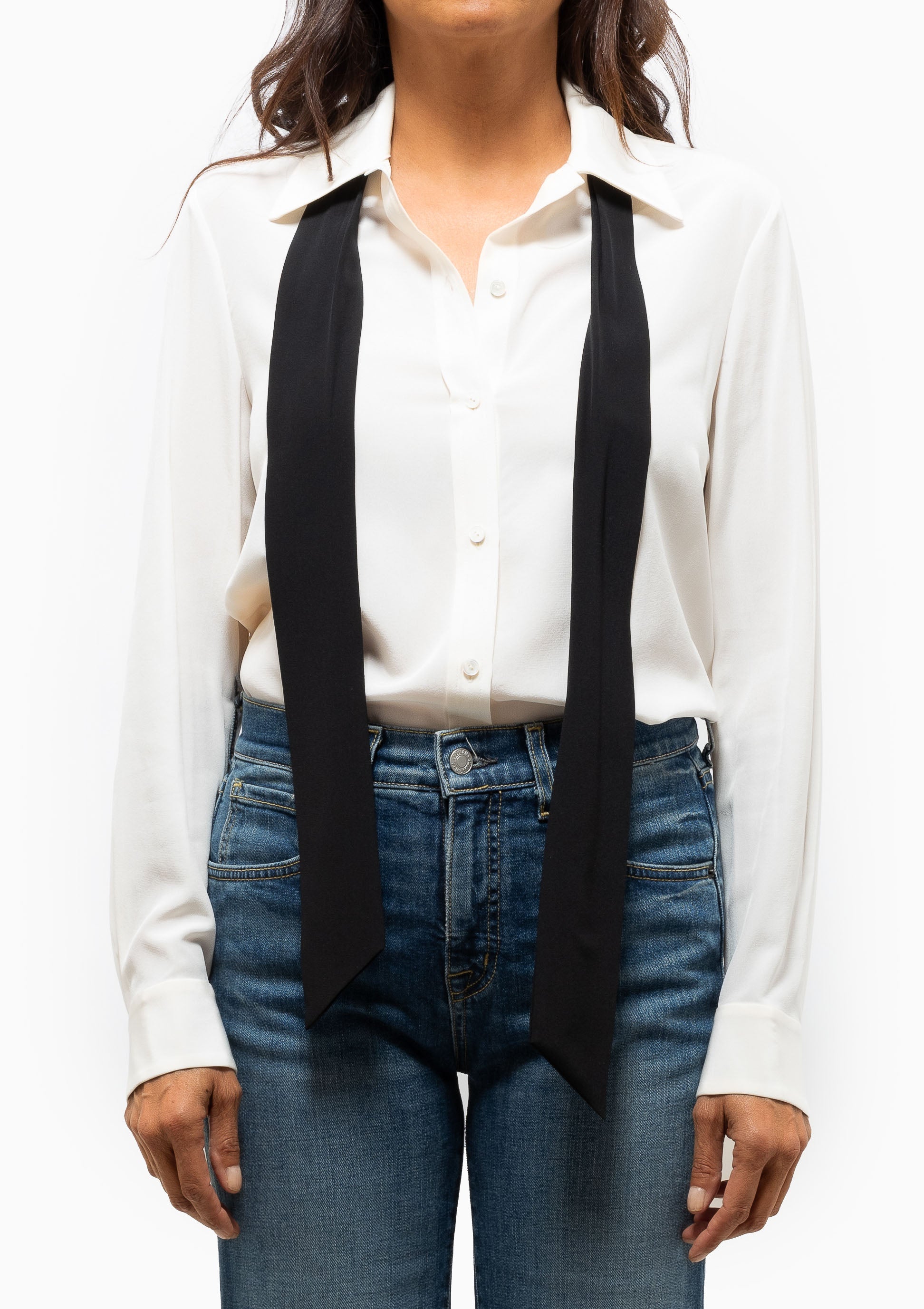 Hanford Shirt | Ivory/Black