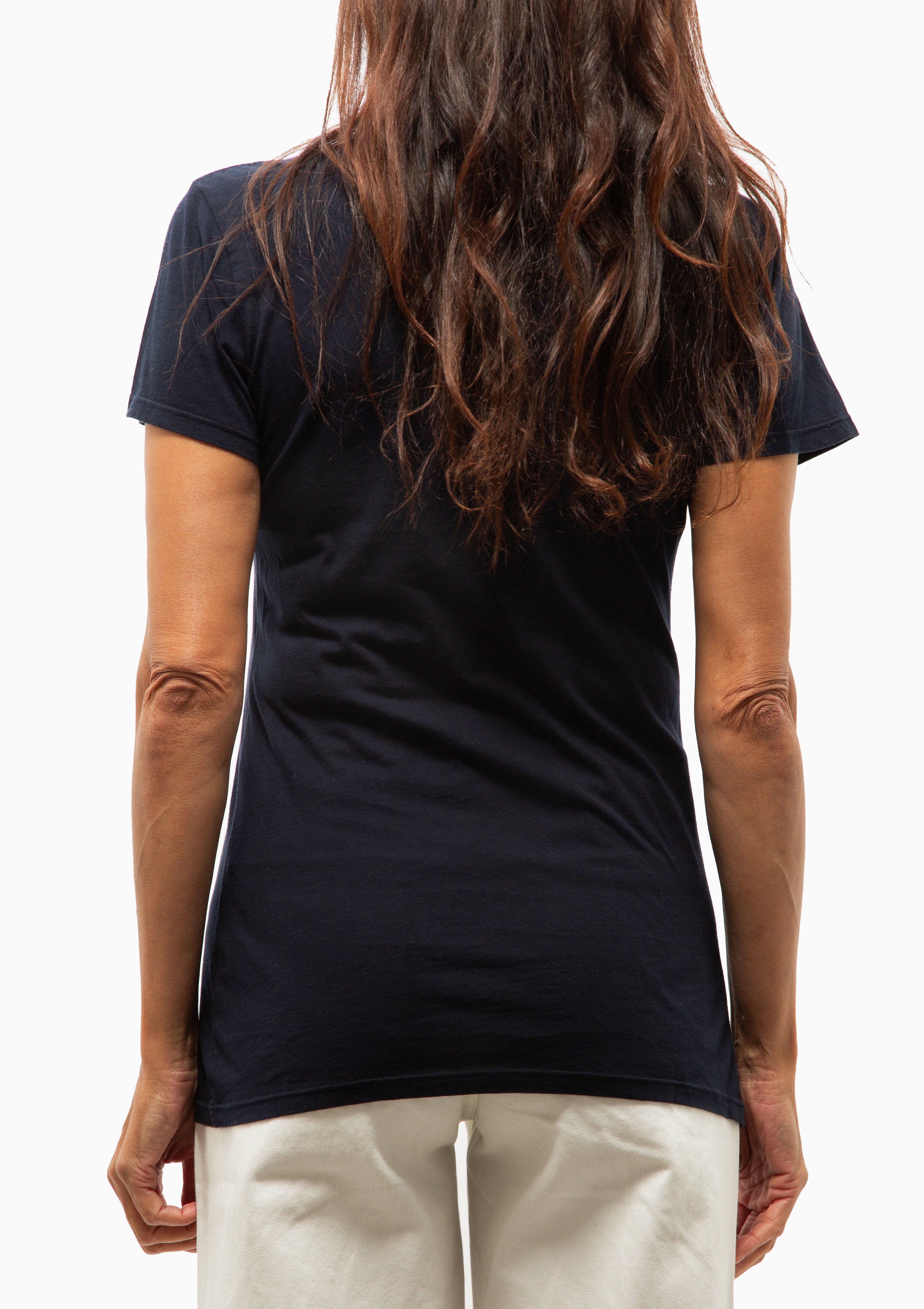 Lana Crewneck Tee | Midnight