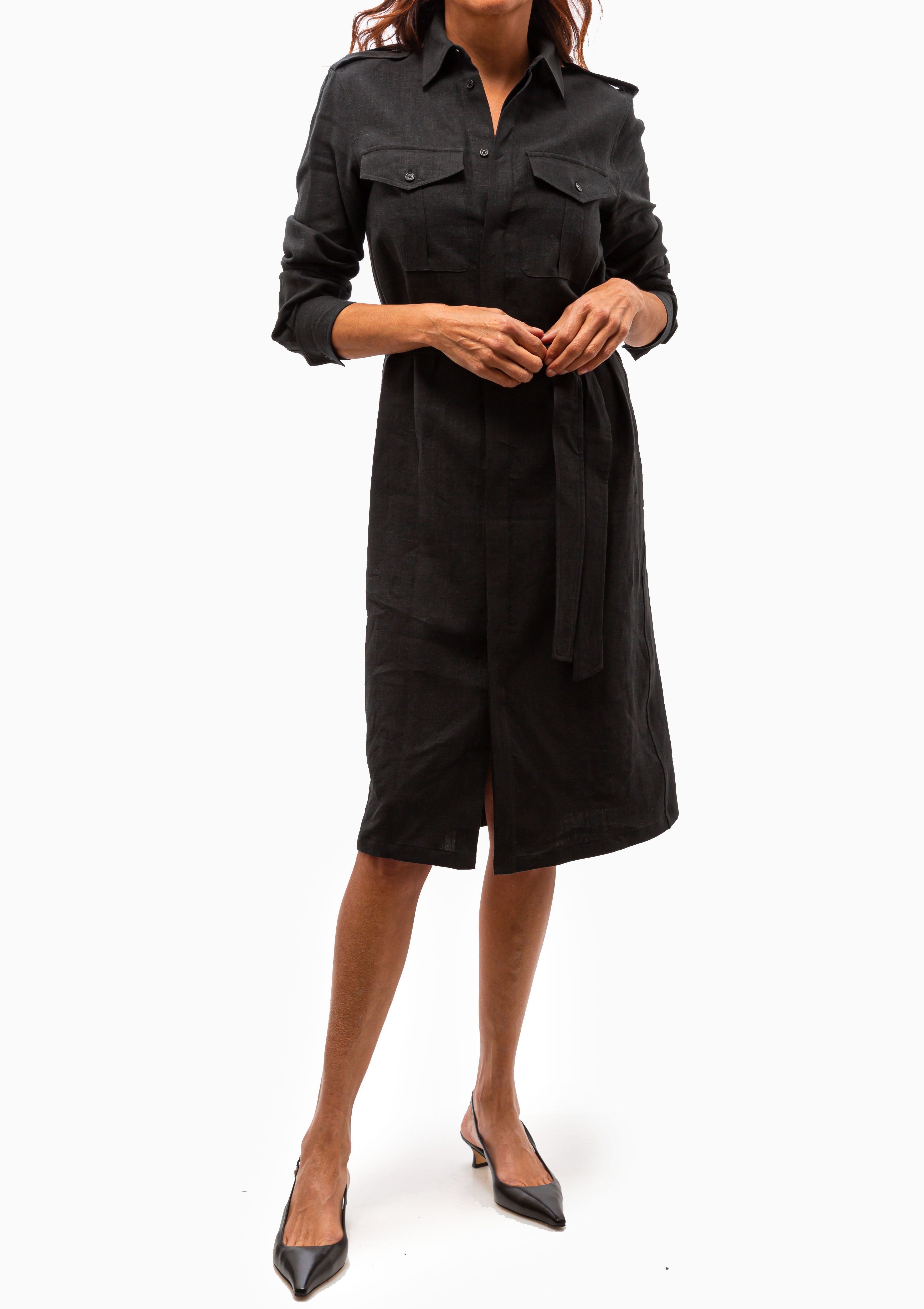 Nili Lotan Black Marcia Dress. Available at Diani.