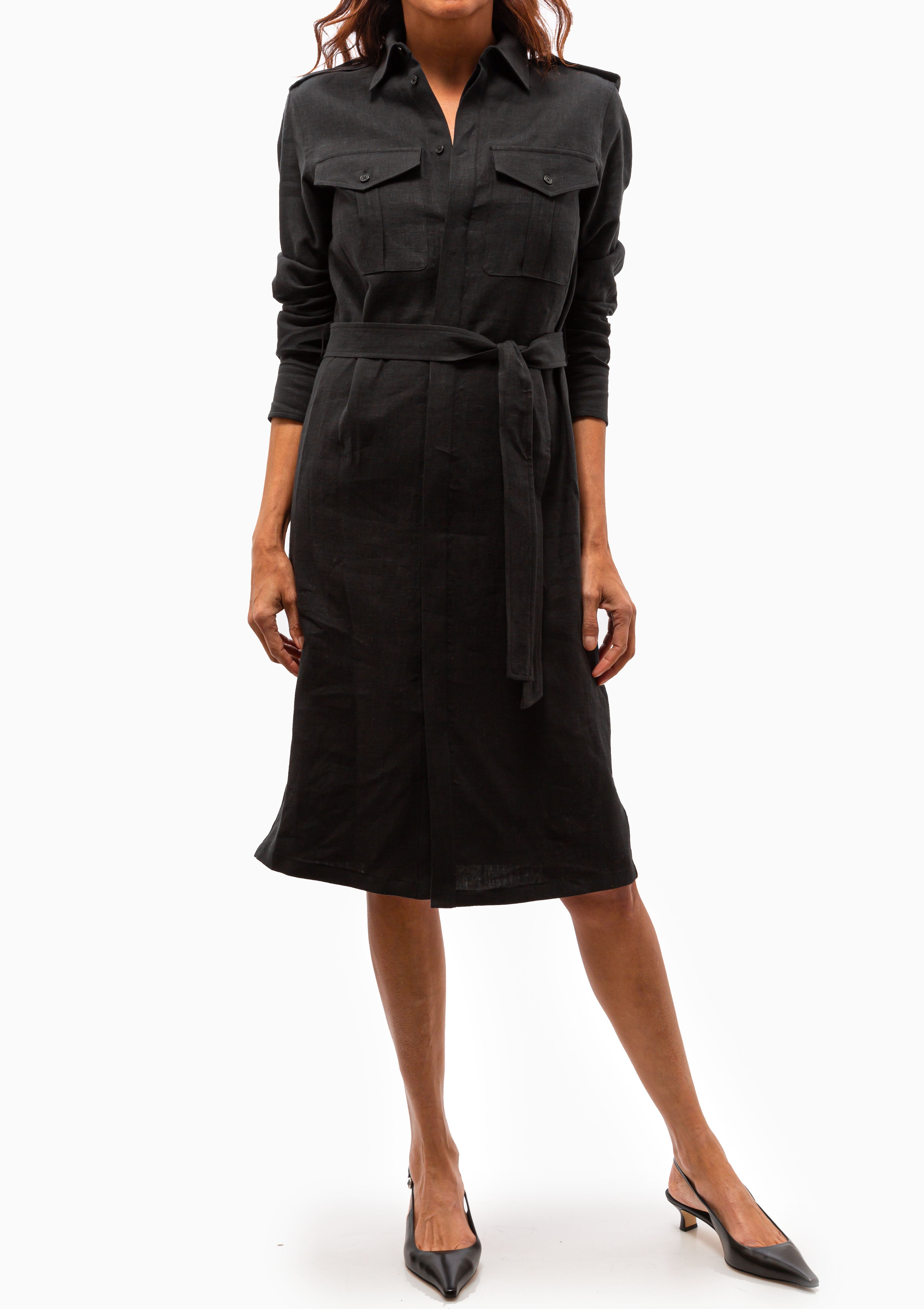 Nili Lotan Black Marcia Dress. Available at Diani.