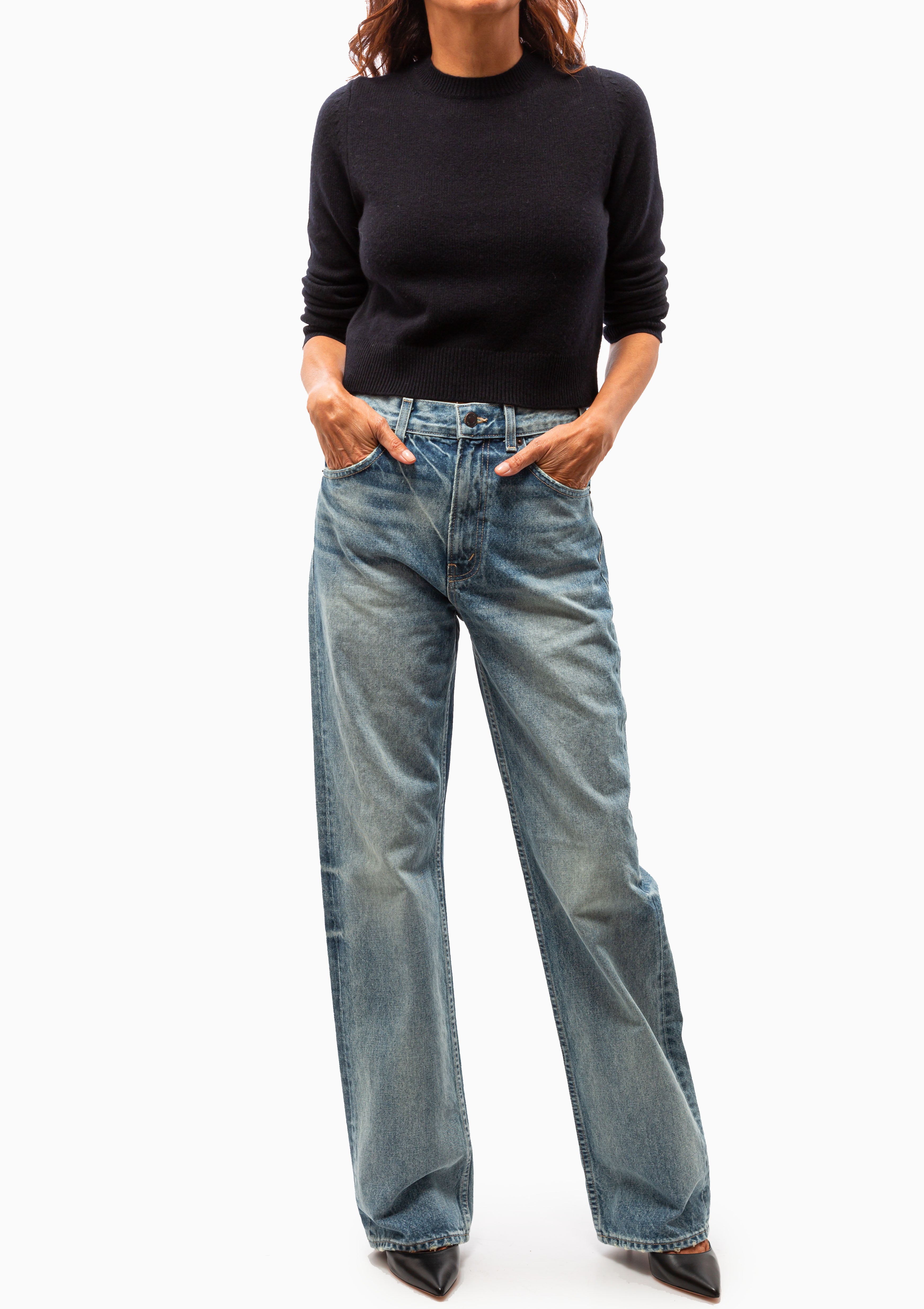 Nili Lotan Mitchell Jean in Summer Wash. Available at Diani.