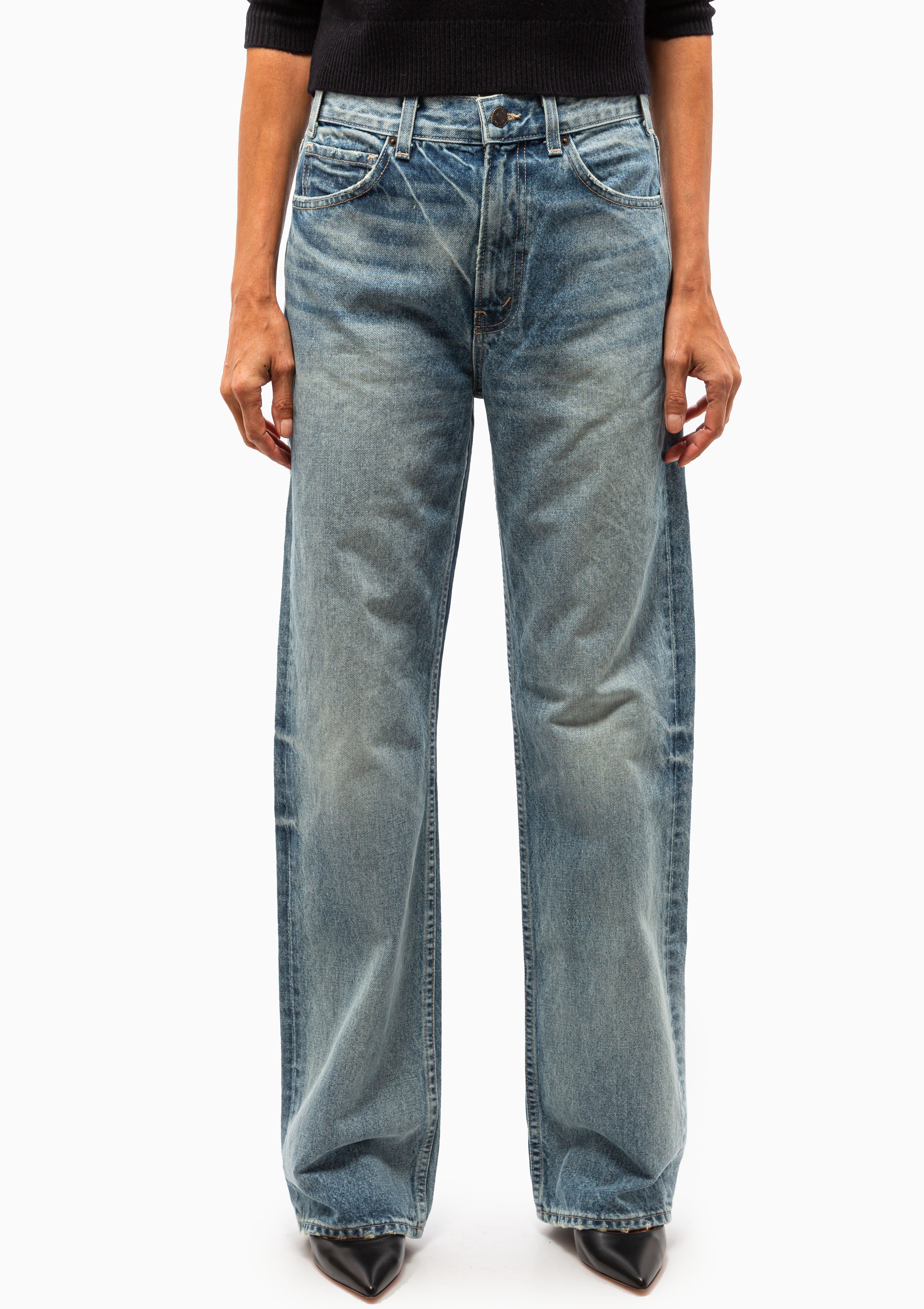 Nili Lotan Mitchell Jean in Summer Wash. Available at Diani.