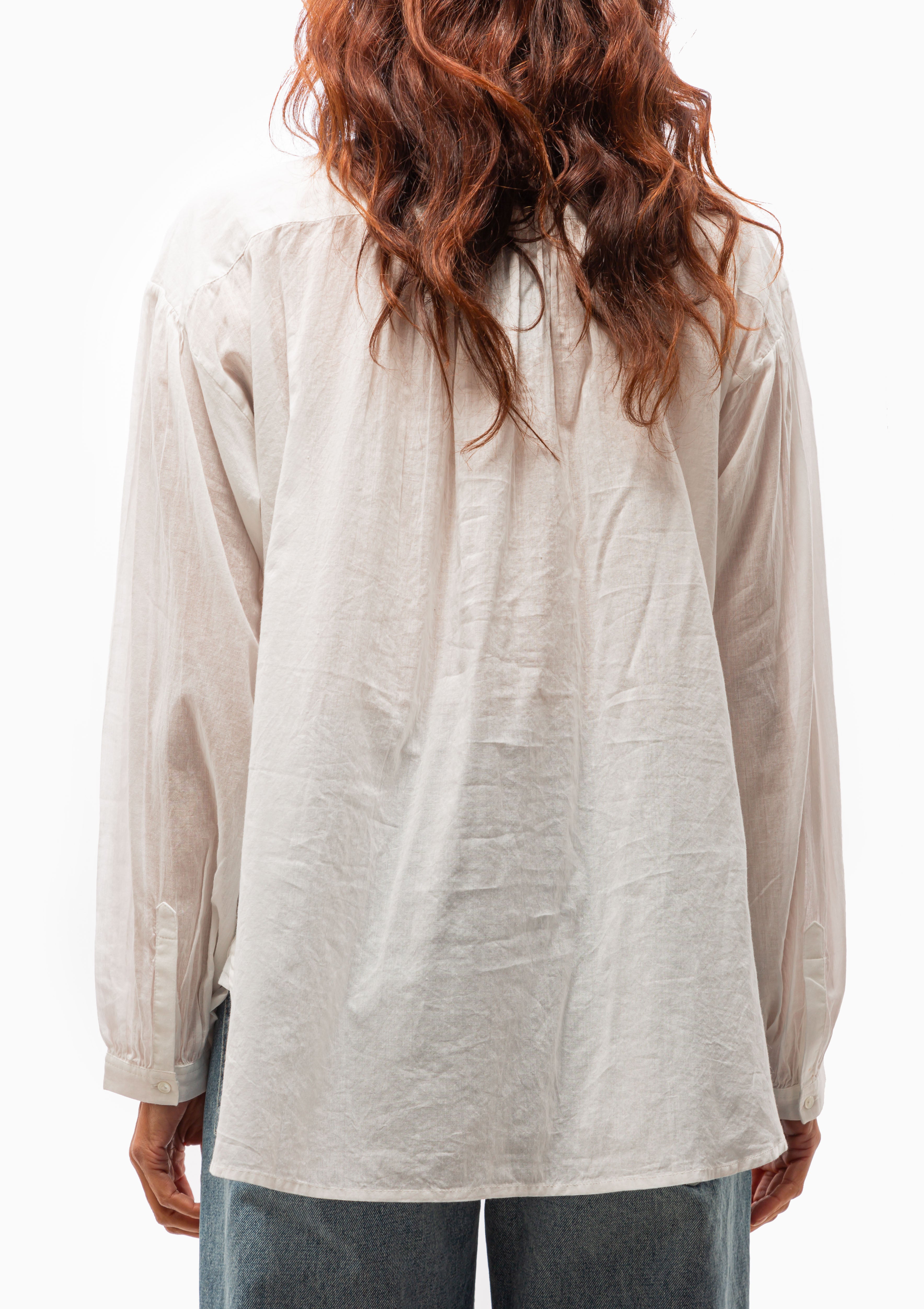 Nili Lotan Neville Blouse in Ivory. Available at Diani.