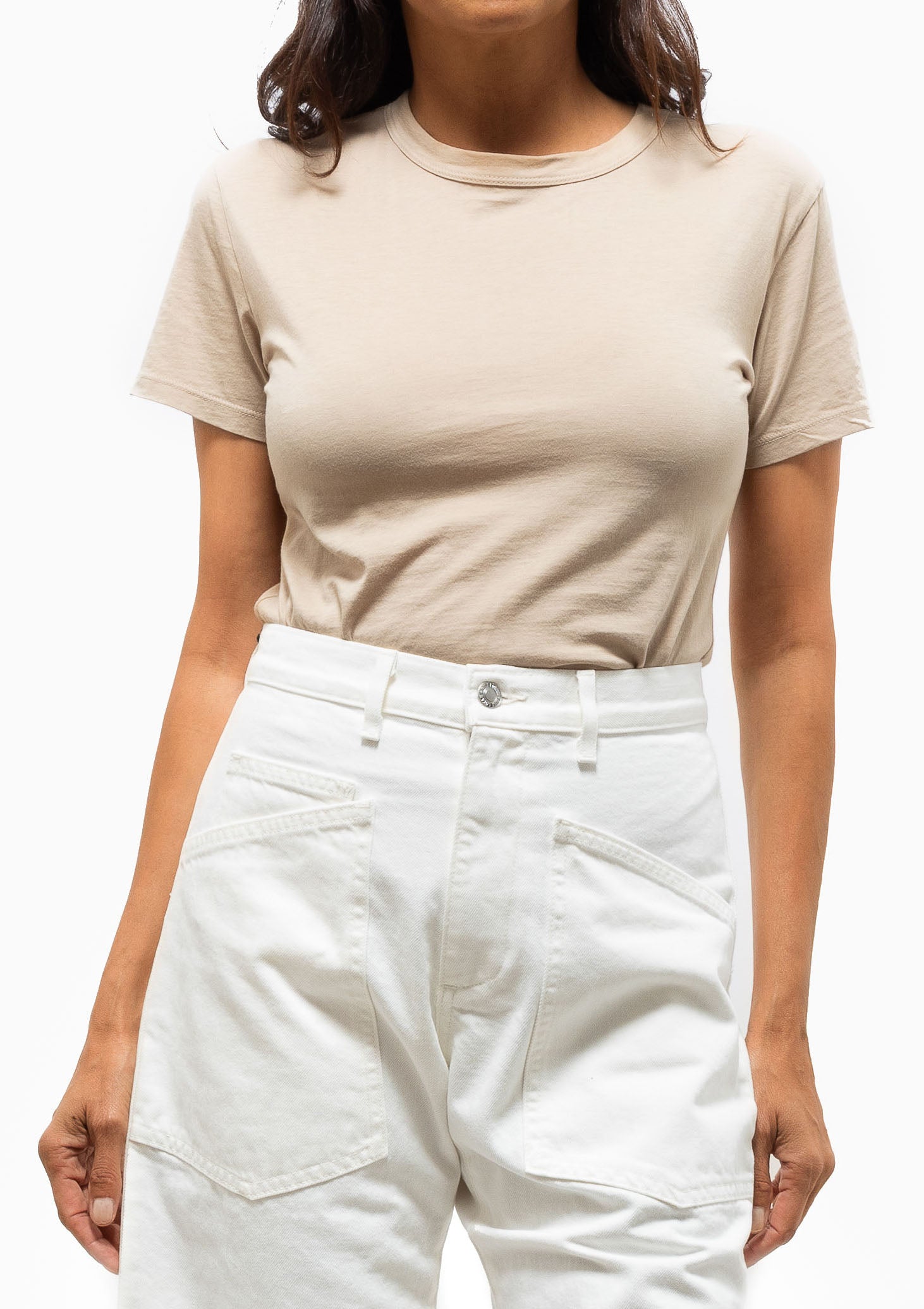 Noya Tee | Pale Khaki