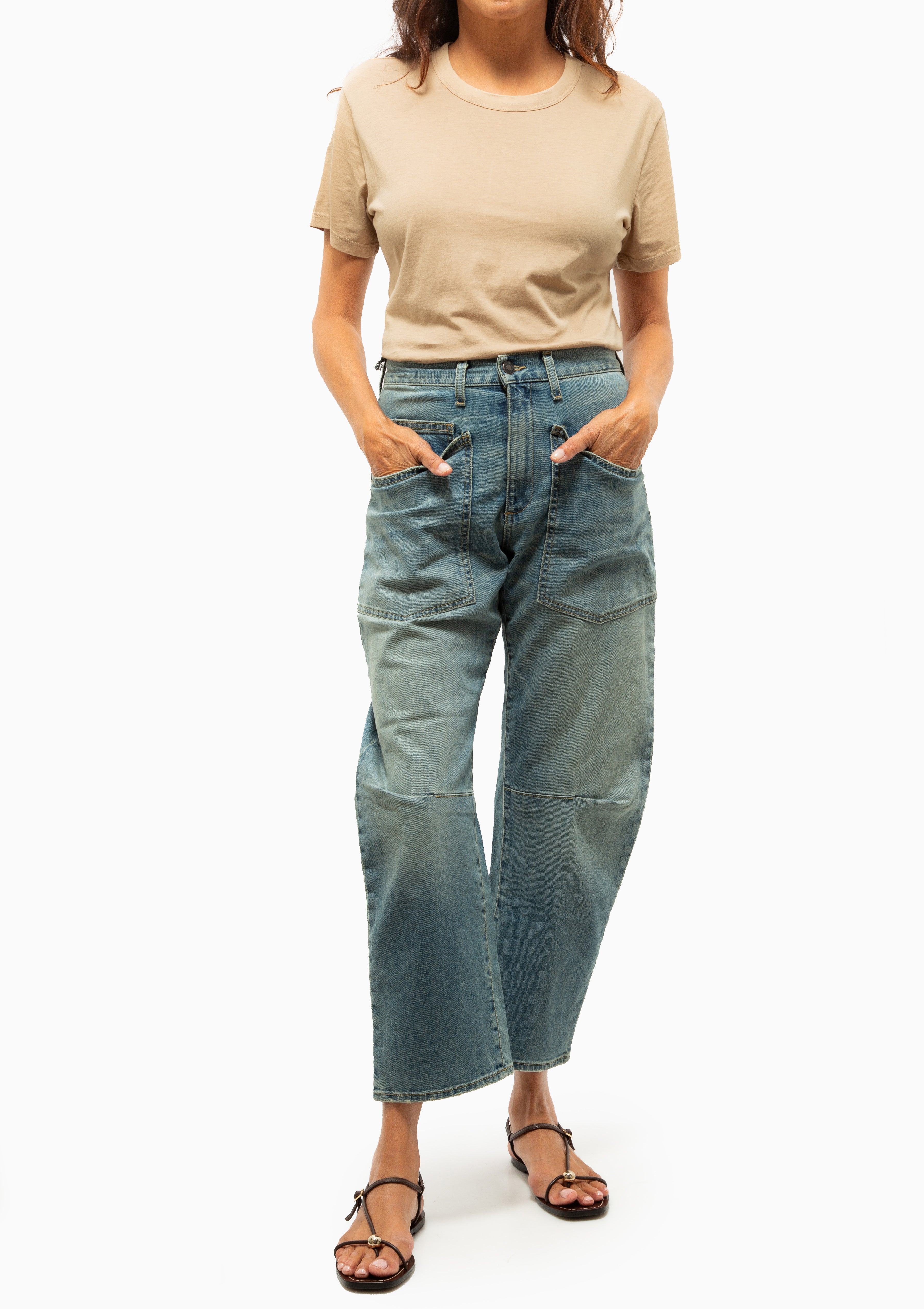 Noya Tee | Pale Khaki