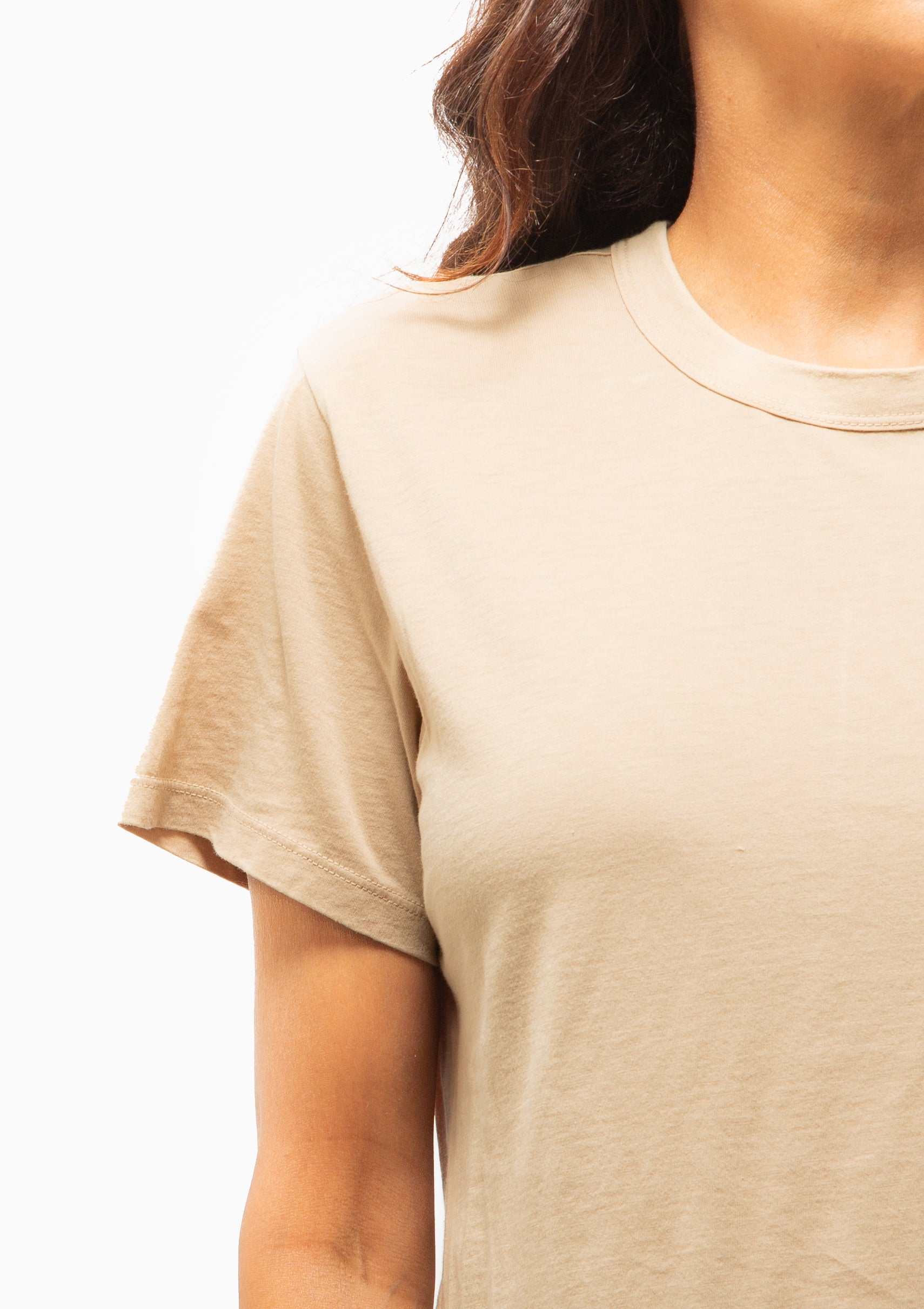 Noya Tee | Pale Khaki
