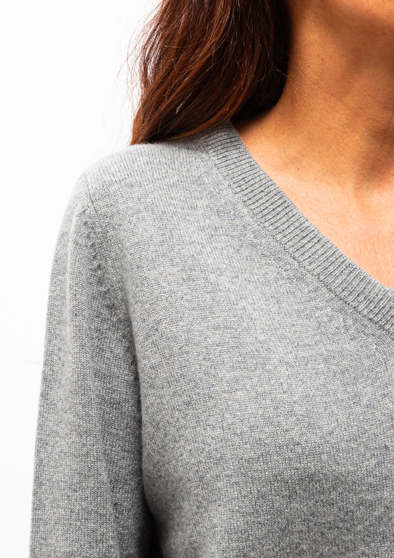 Priya Sweater | Medium Grey Melange