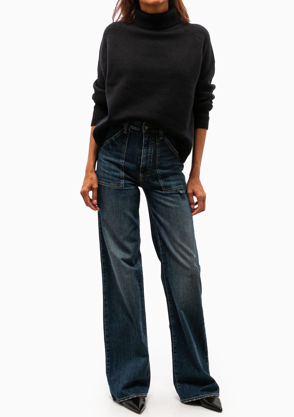 Nili Lotan Quentin Jean in Classic Wash. Available at Diani.