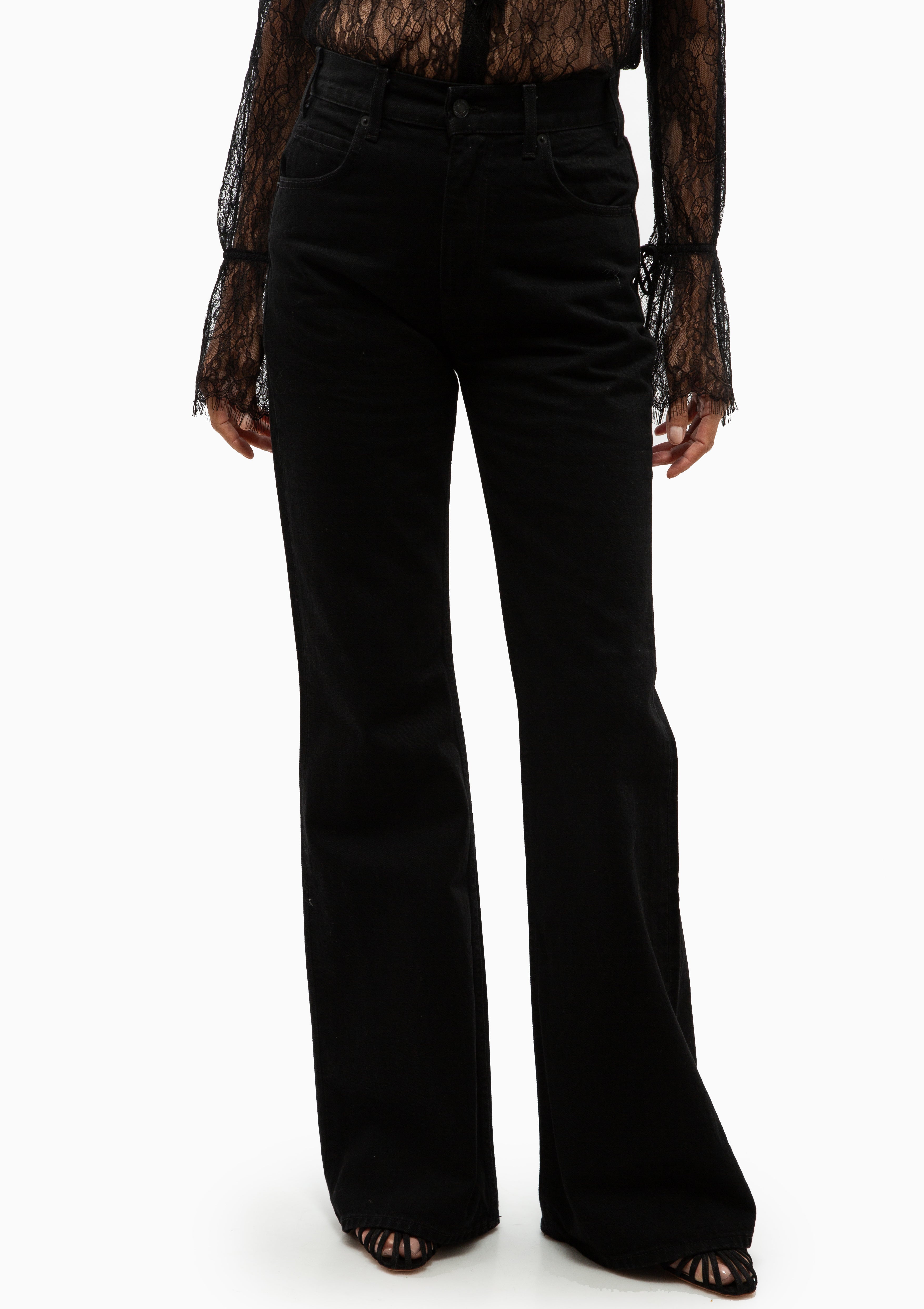 Nili Lotan Jet Black Roe Jean. Available at Diani.