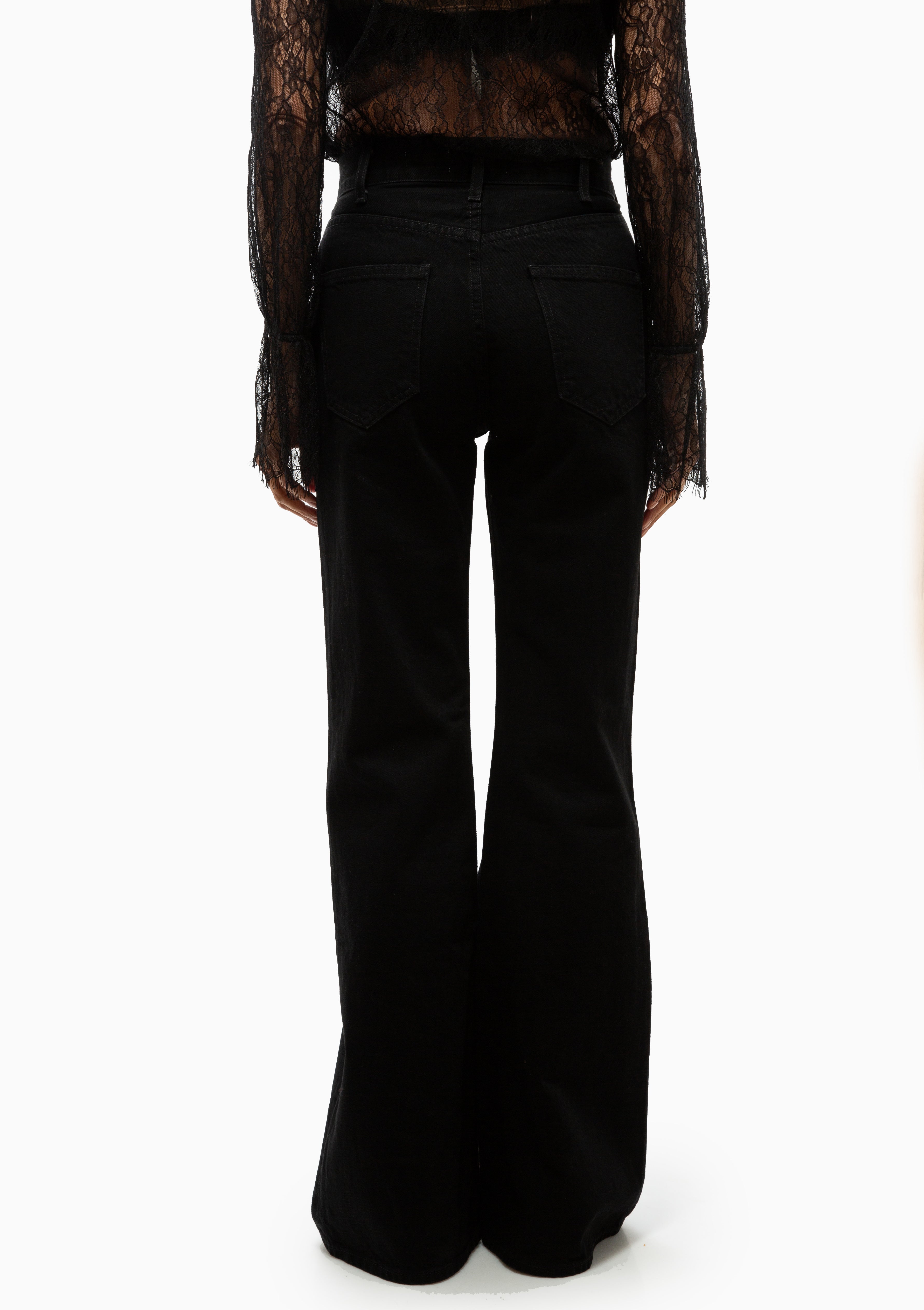 Nili Lotan Jet Black Roe Jean. Available at Diani.