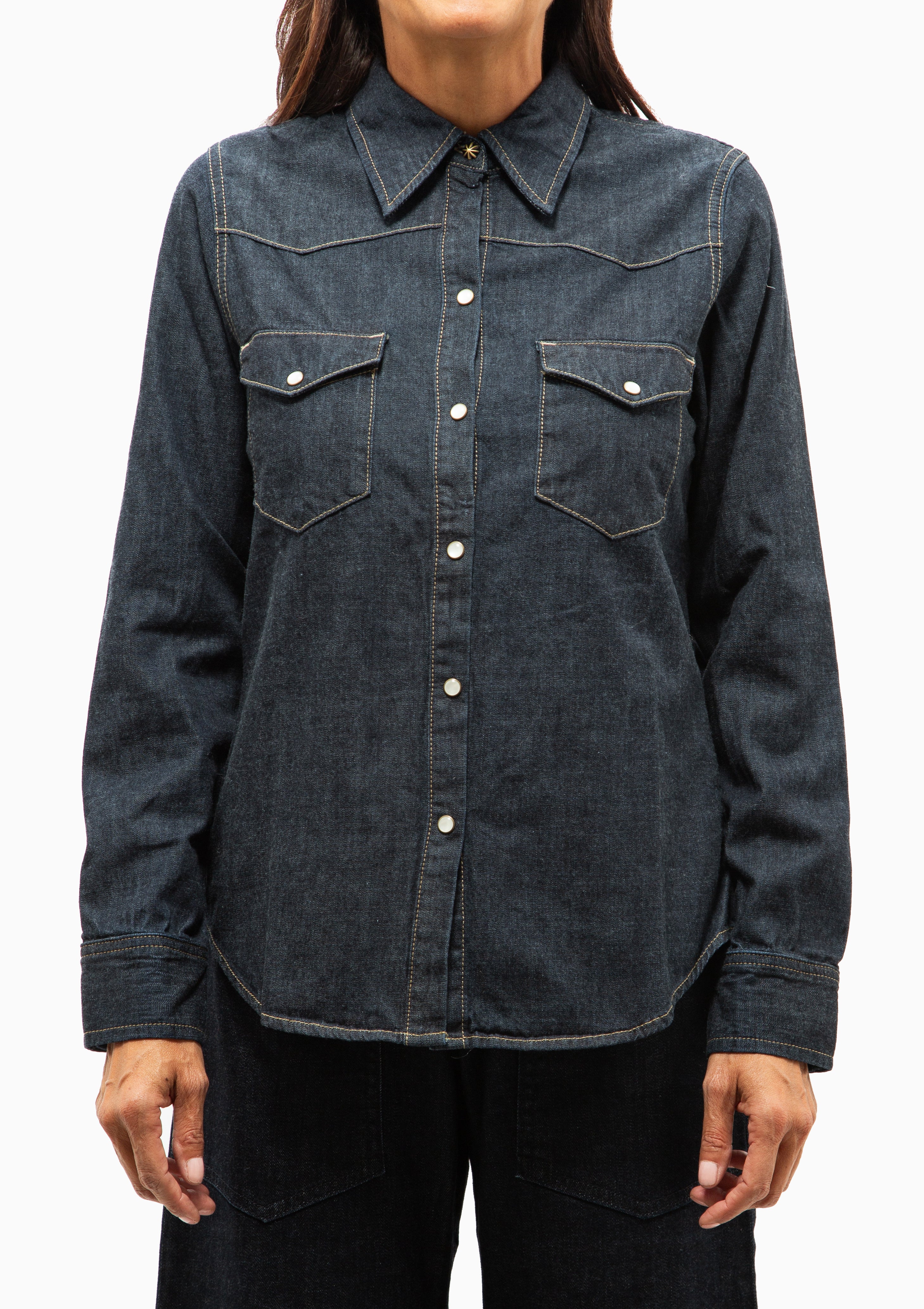 Travis Shirt | Indigo Rinse