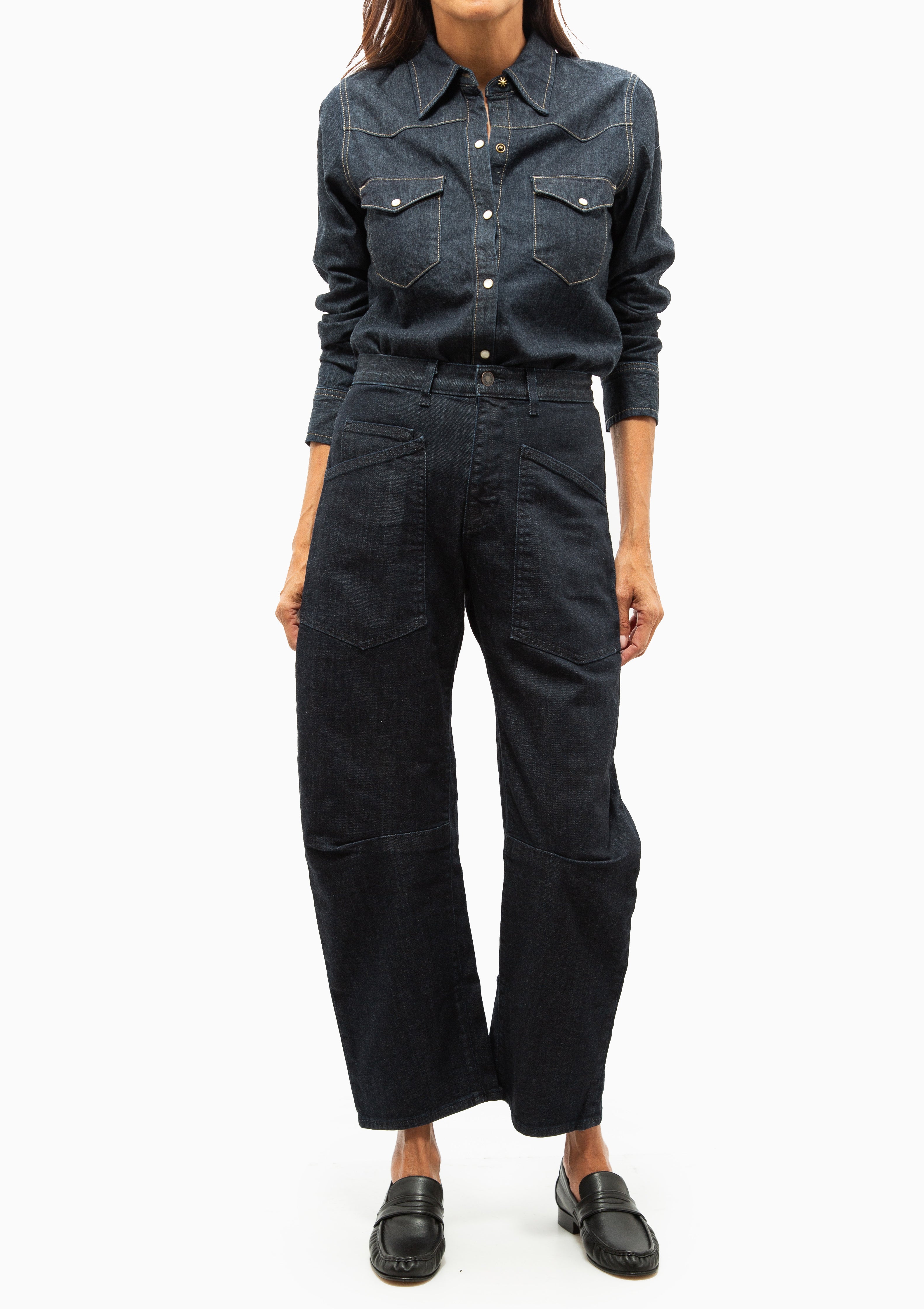 Travis Shirt | Indigo Rinse