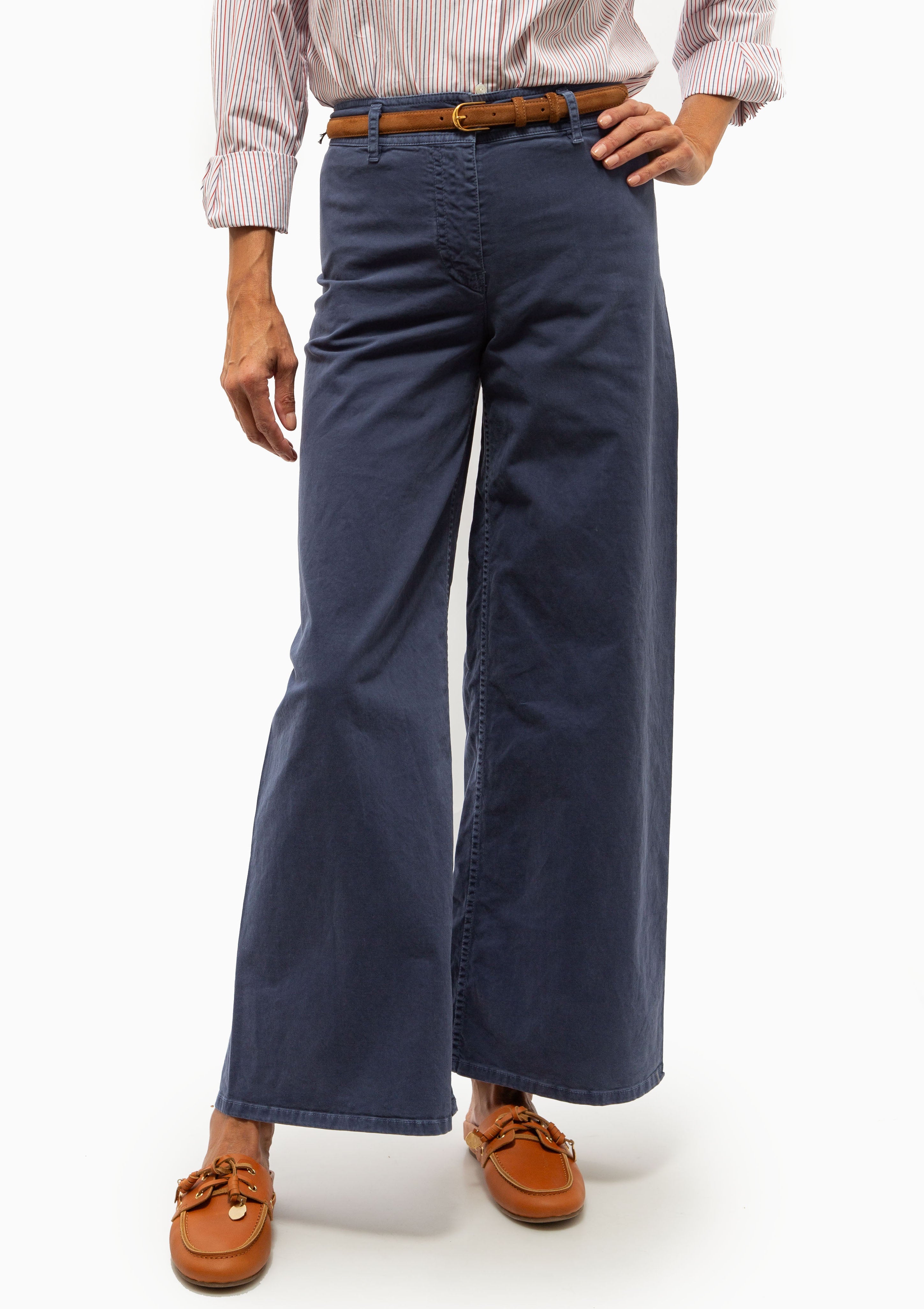 Megan Pant | Vintage Washed French Navy