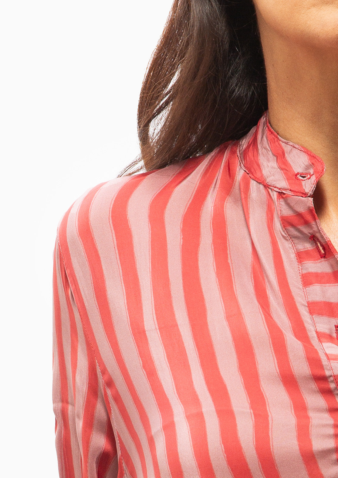 Lulu Dress | Petite Stripe Rhubarb