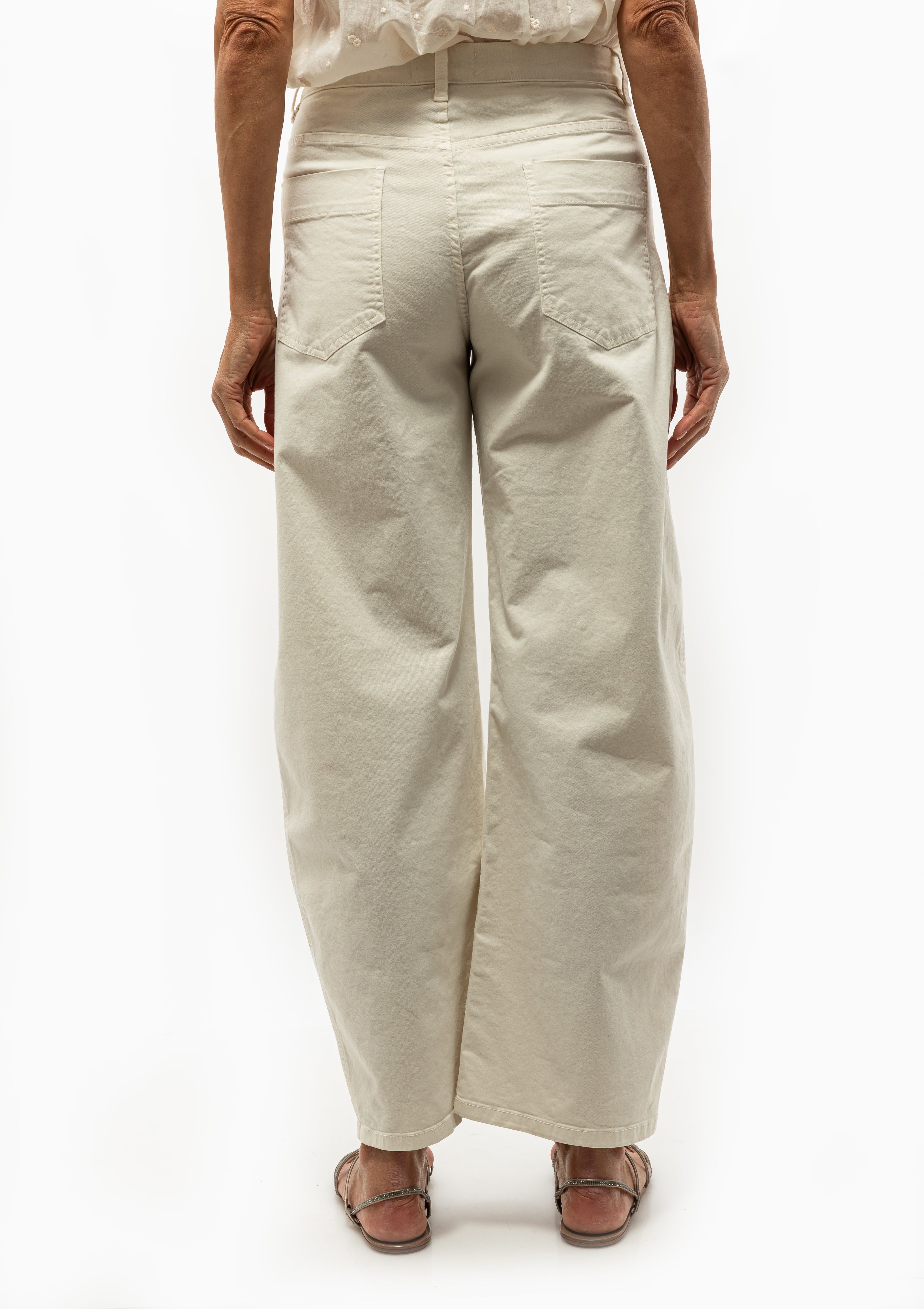 Nili Lotan Tribeca Pant in Stone. Available at Diani.