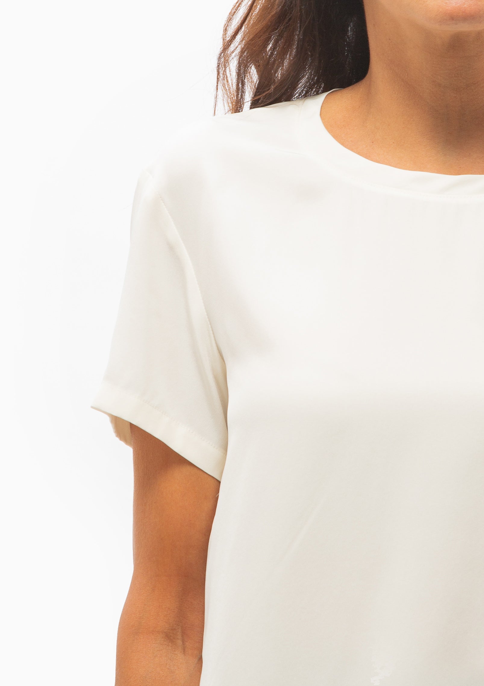 Reade Silk Top | Ivory