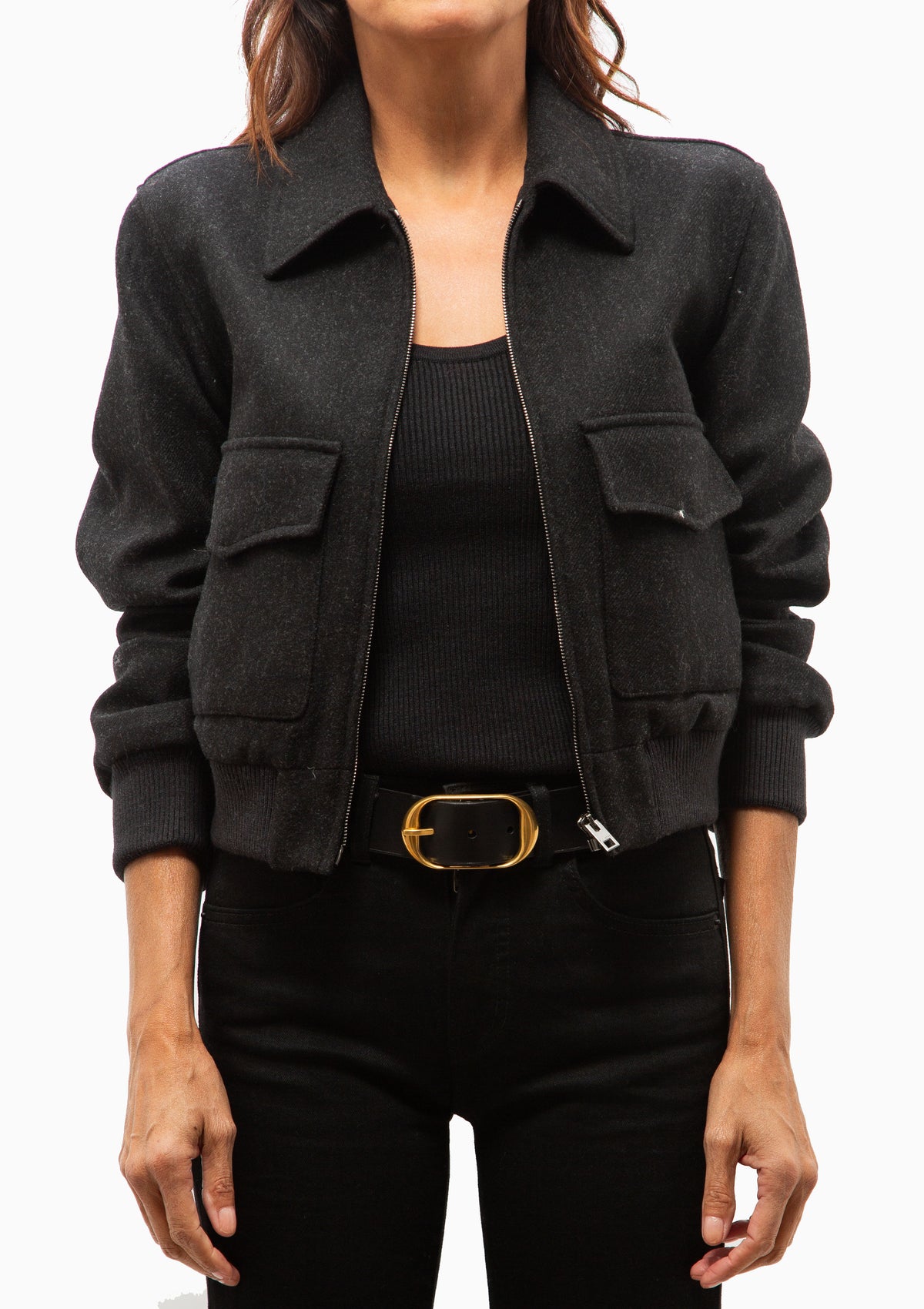 Redley Bomber Jacket | Dark Charcoal