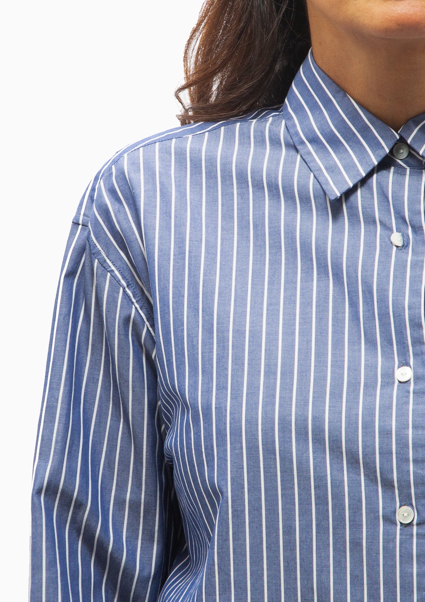 Yorke Shirt | Dark Navy/White