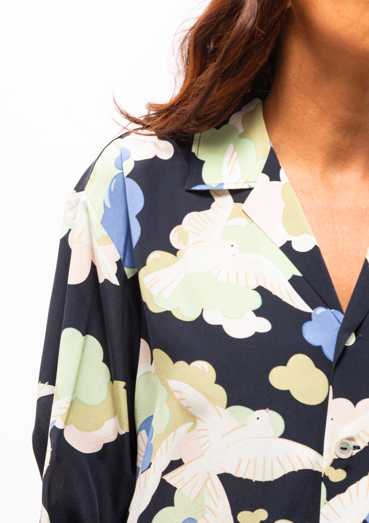 Casablanca Silk Crepe De Chine Pajamas | Jacques