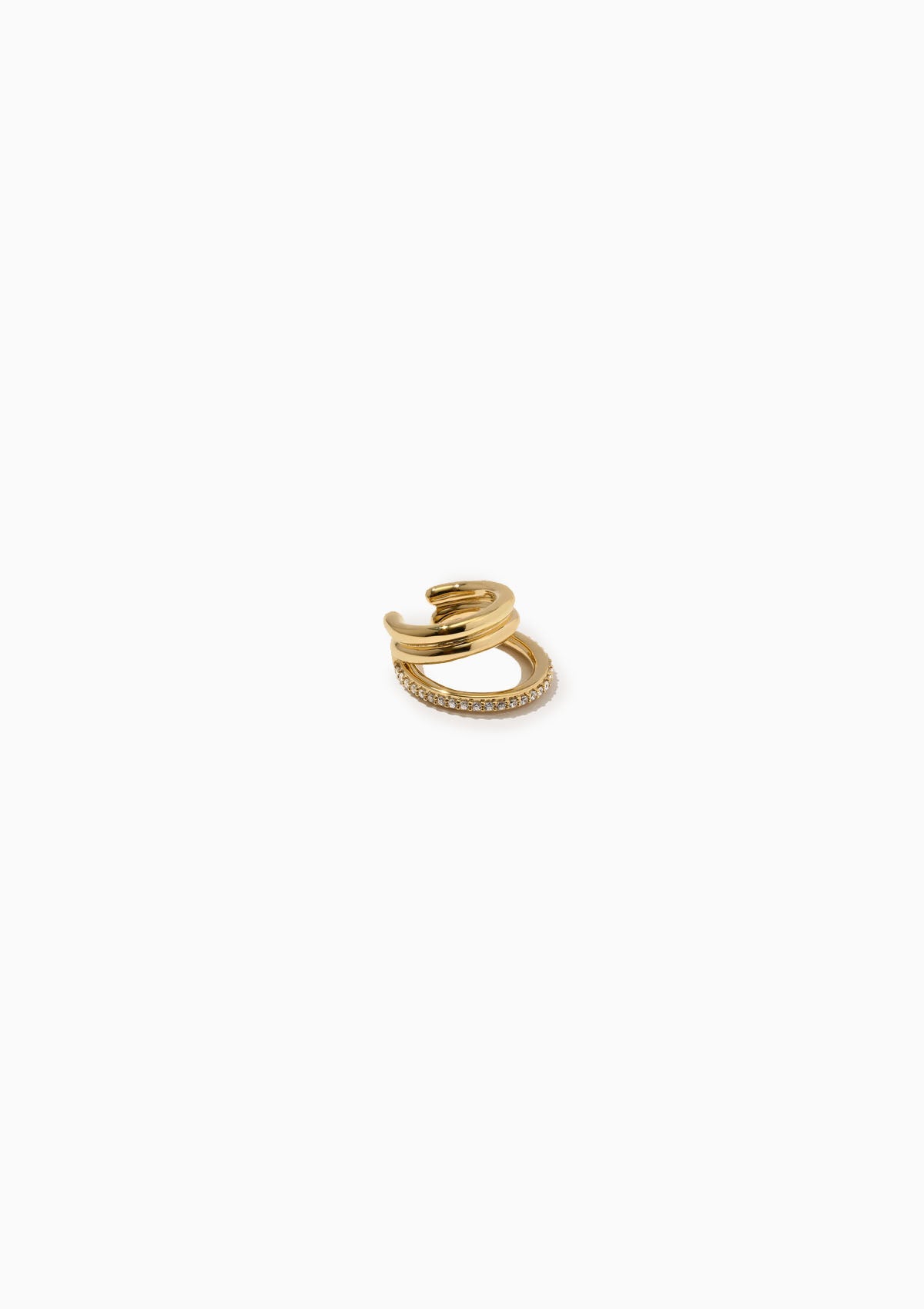 Pave Concero Ear Cuff | Gold