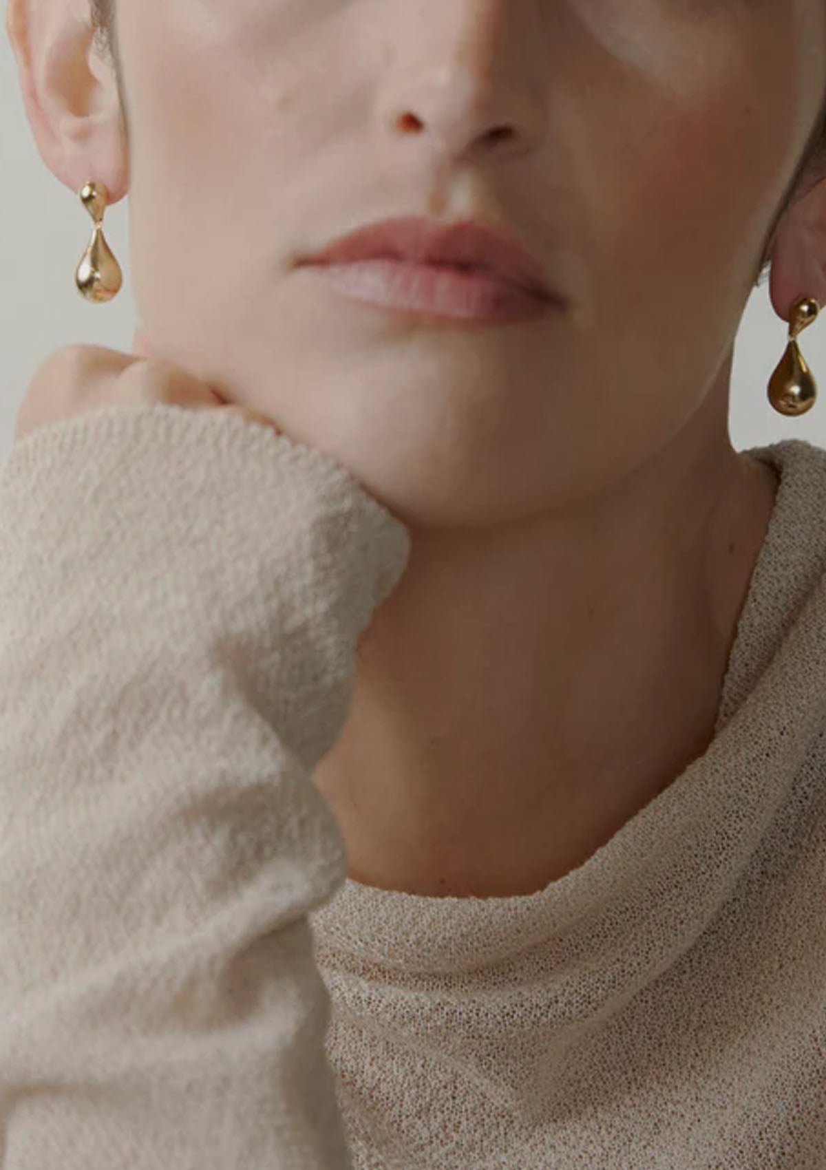 Stilla Duo Earrings | Gold
