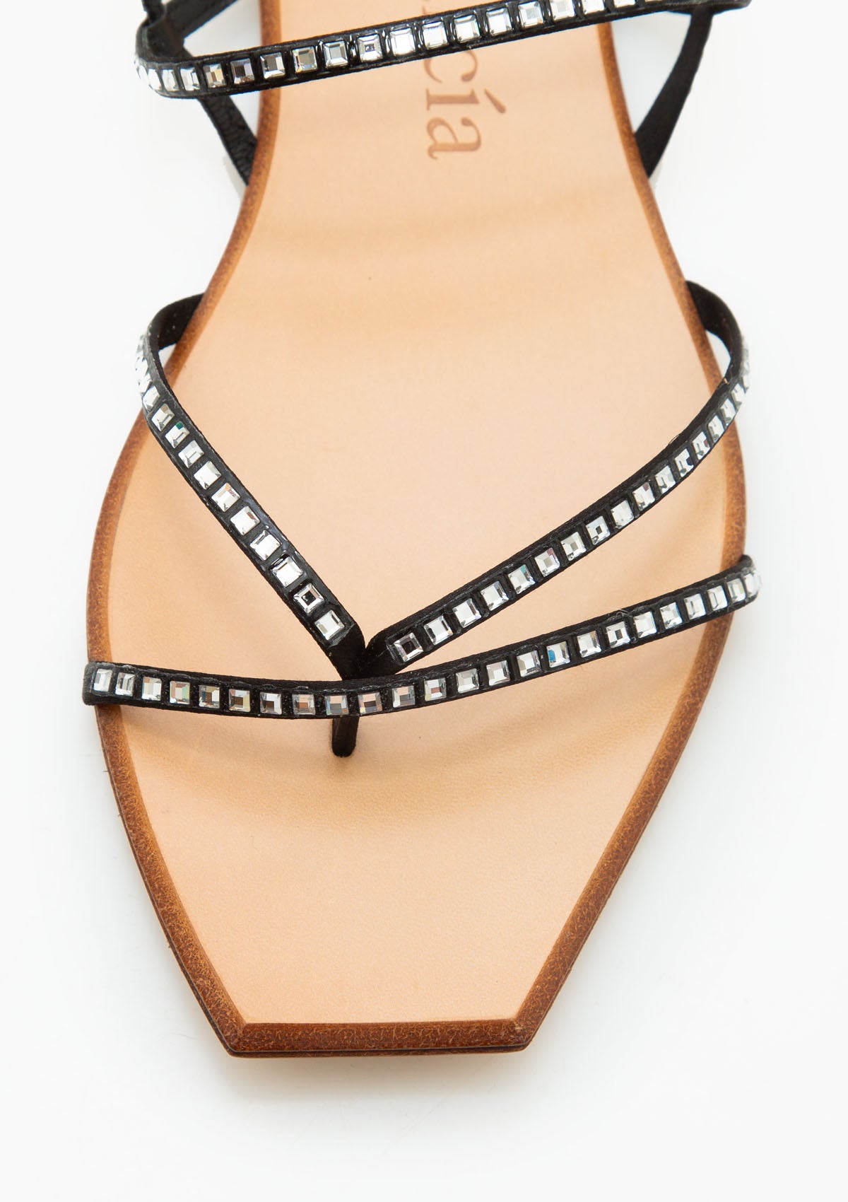 Valda Sandal | Black Satin