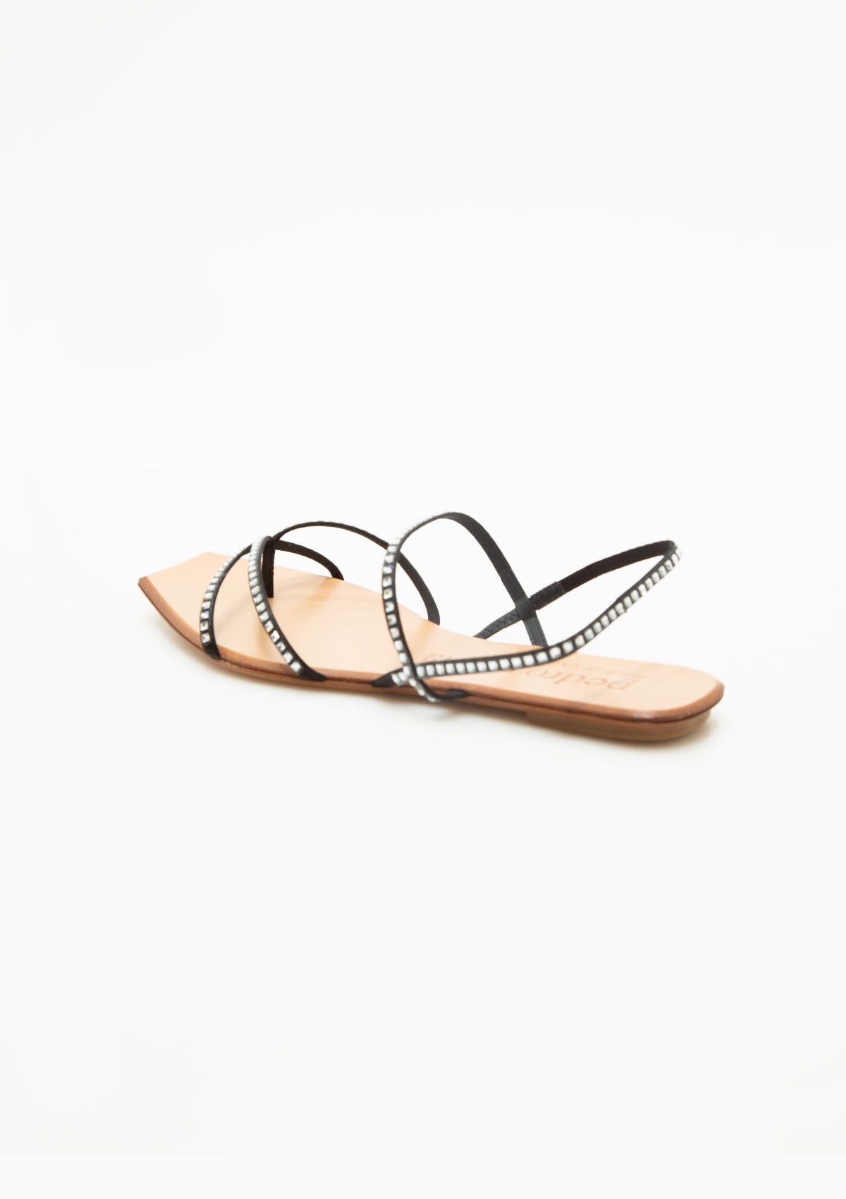 Valda Sandal | Black Satin